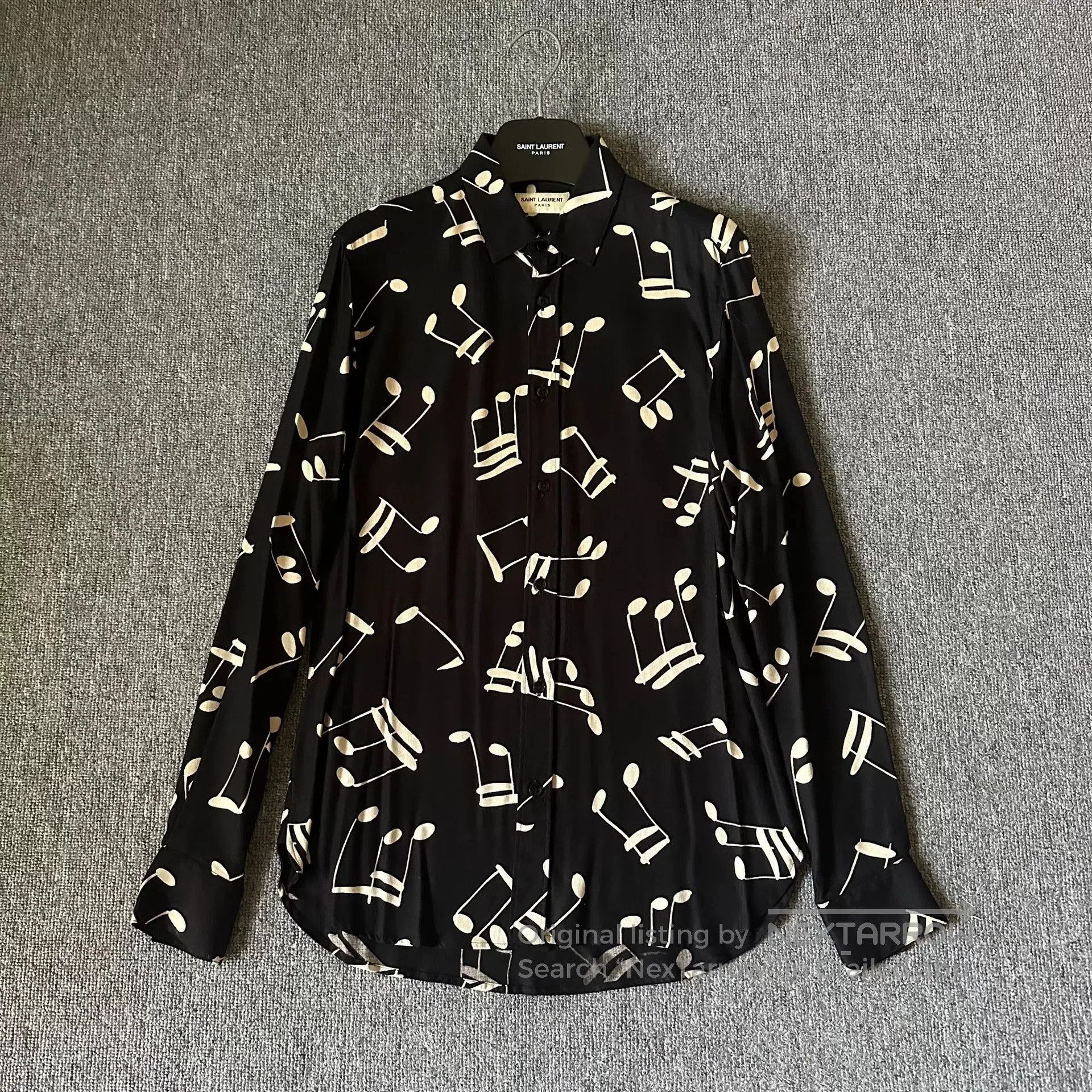 Saint Laurent Paris Saint Laurent 16FW Note Shirt. Size US M / EU 48-50 / 2 - 1 Thumbnail