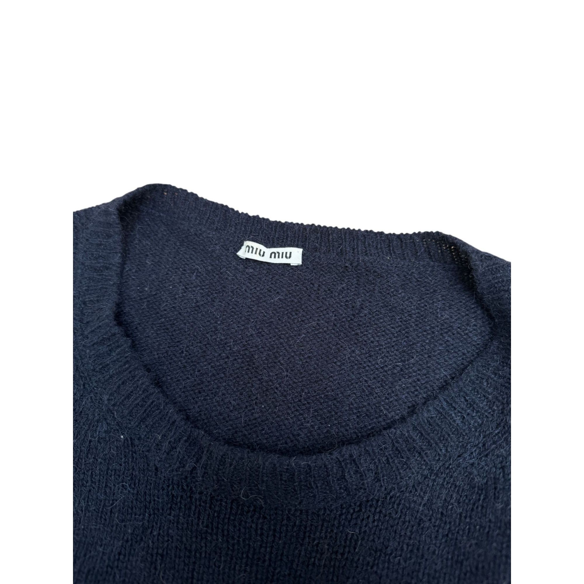 Miu Miu Navy wool dress Size M / US 6-8 / IT 42-44 - 5 Thumbnail