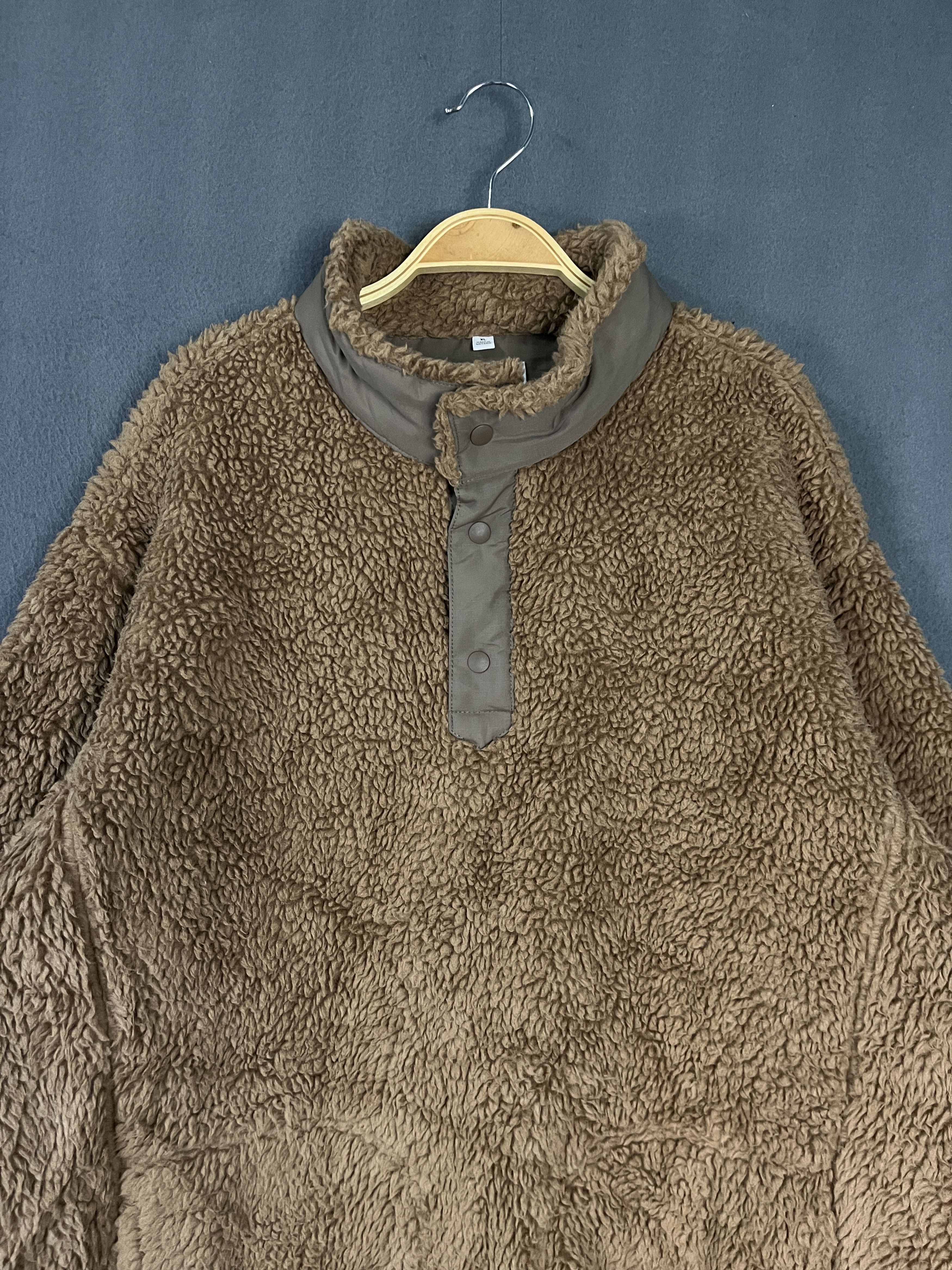 Japanese Brand × Uniqlo × White Mountaineering Uniqlo x White Mountaineering Fleece Pullover Size US XL / EU 56 / 4 - 3 Thumbnail