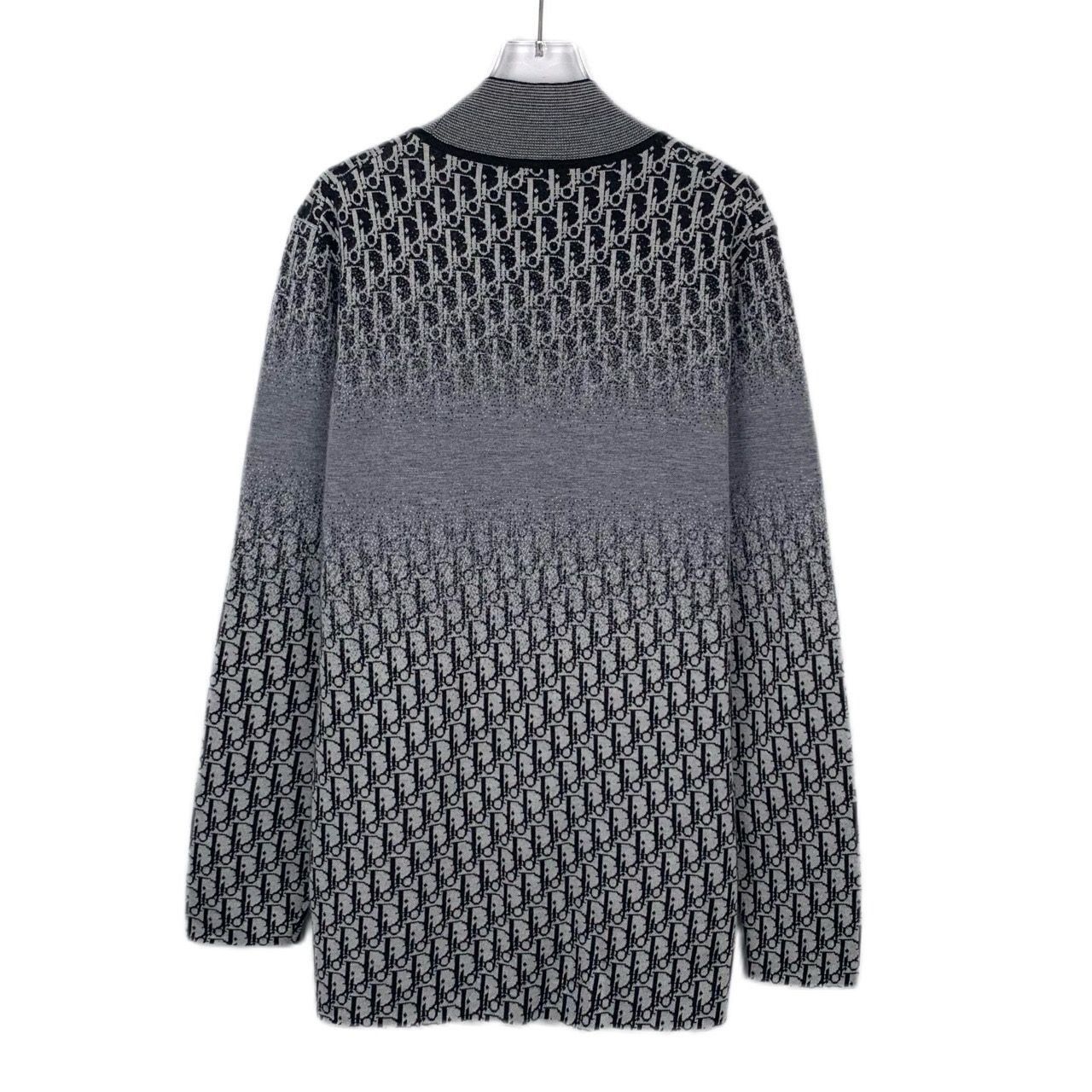 Dior Christian Dior Monogram Gradient Knit Sweater Long Sleeve Gr Size M / US 6-8 / IT 42-44 - 2 Thumbnail