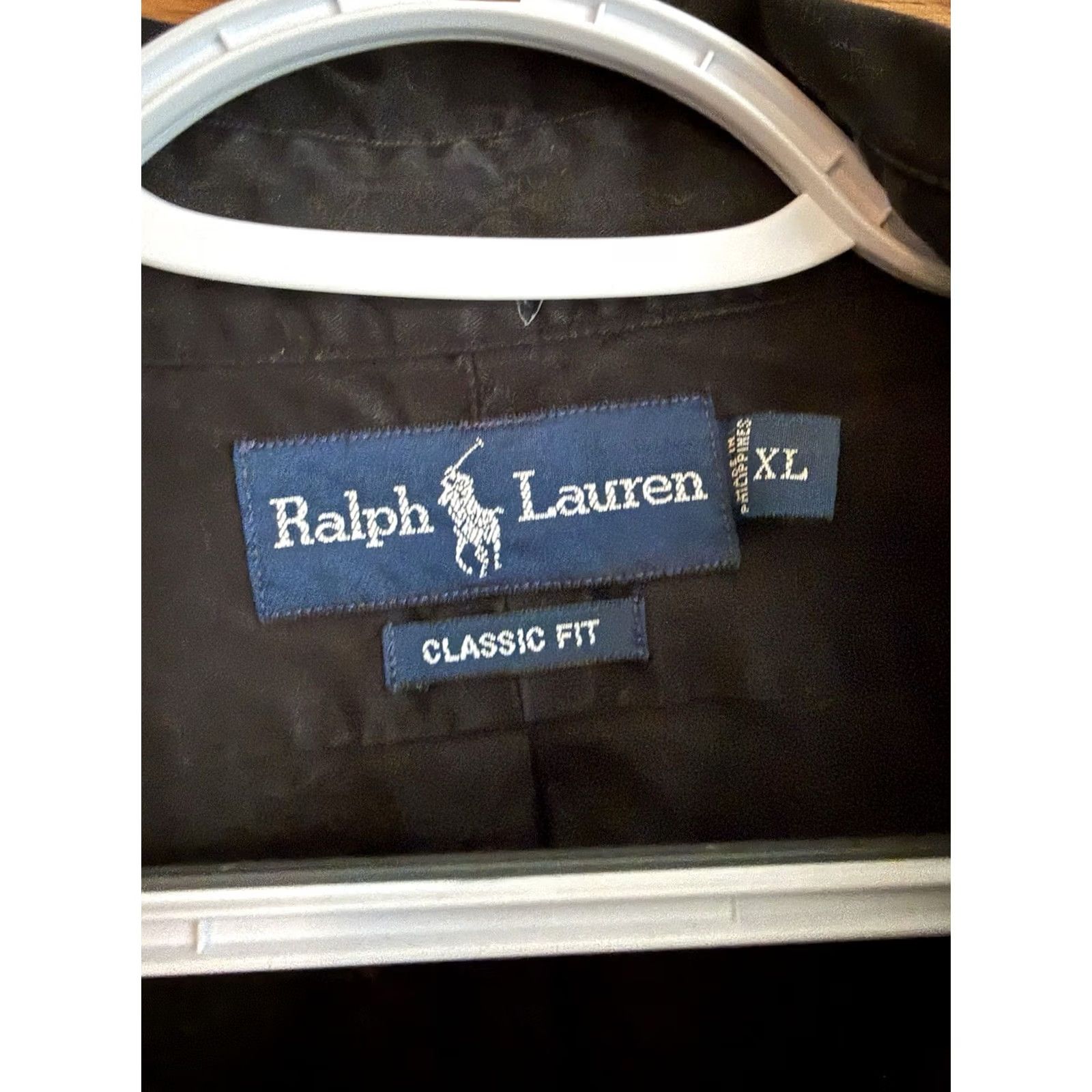 Ralph Lauren Ralph Lauren Mens XL Black Long Sleeve Shirt Purple Horse ClassicFit Preppy Size US XL / EU 56 / 4 - 4 Thumbnail