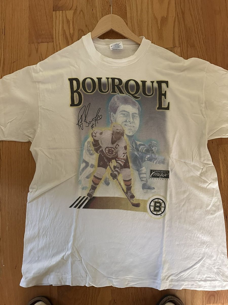 NHL Vintage 1993 Bruins Ray Borque Portrait Tee Size US XL / EU 56 / 4 - 2 Thumbnail