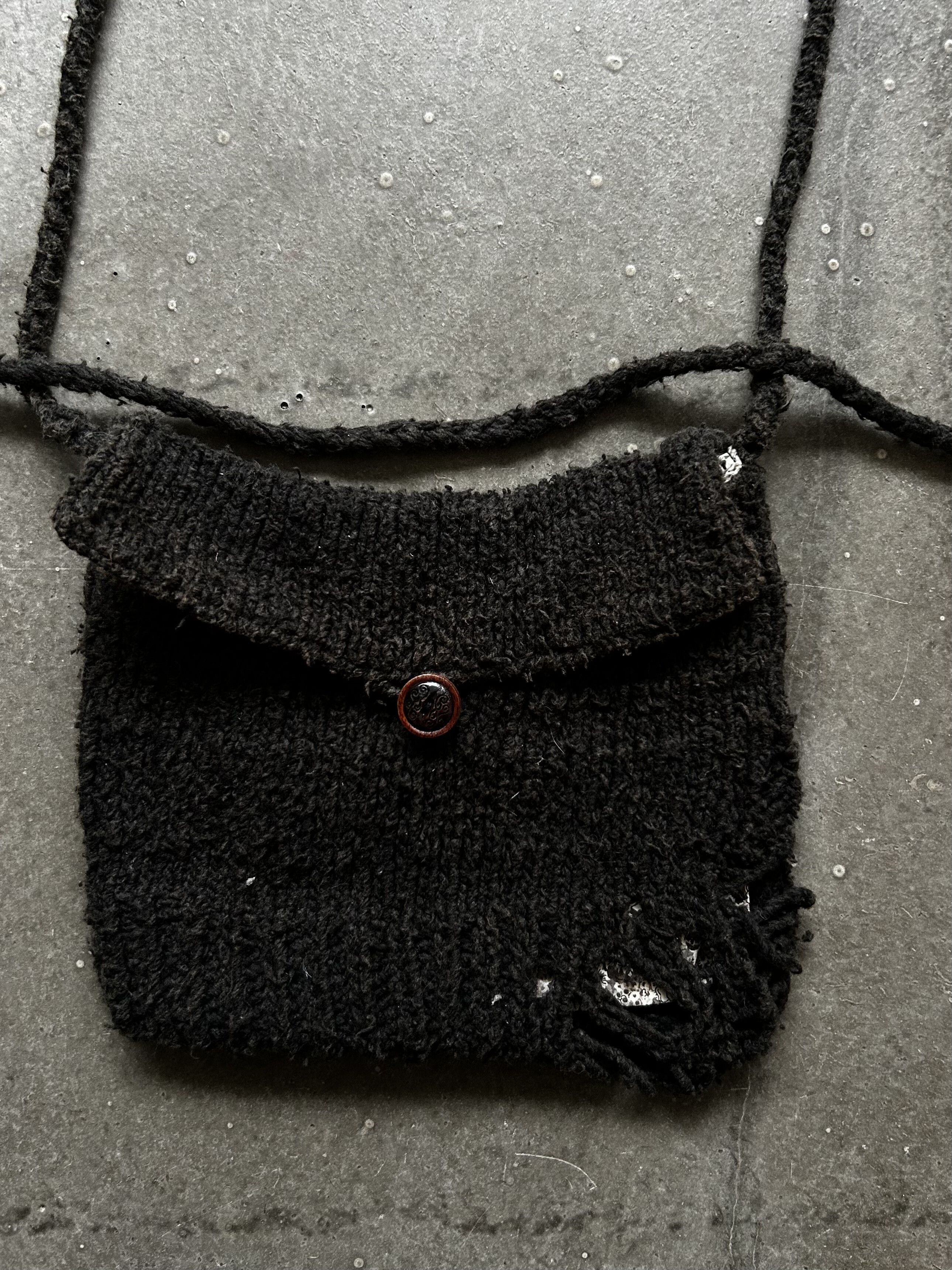 Number (N)ine Number (N)ine 03 Distressed Knit Bag Size ONE SIZE - 1 Thumbnail