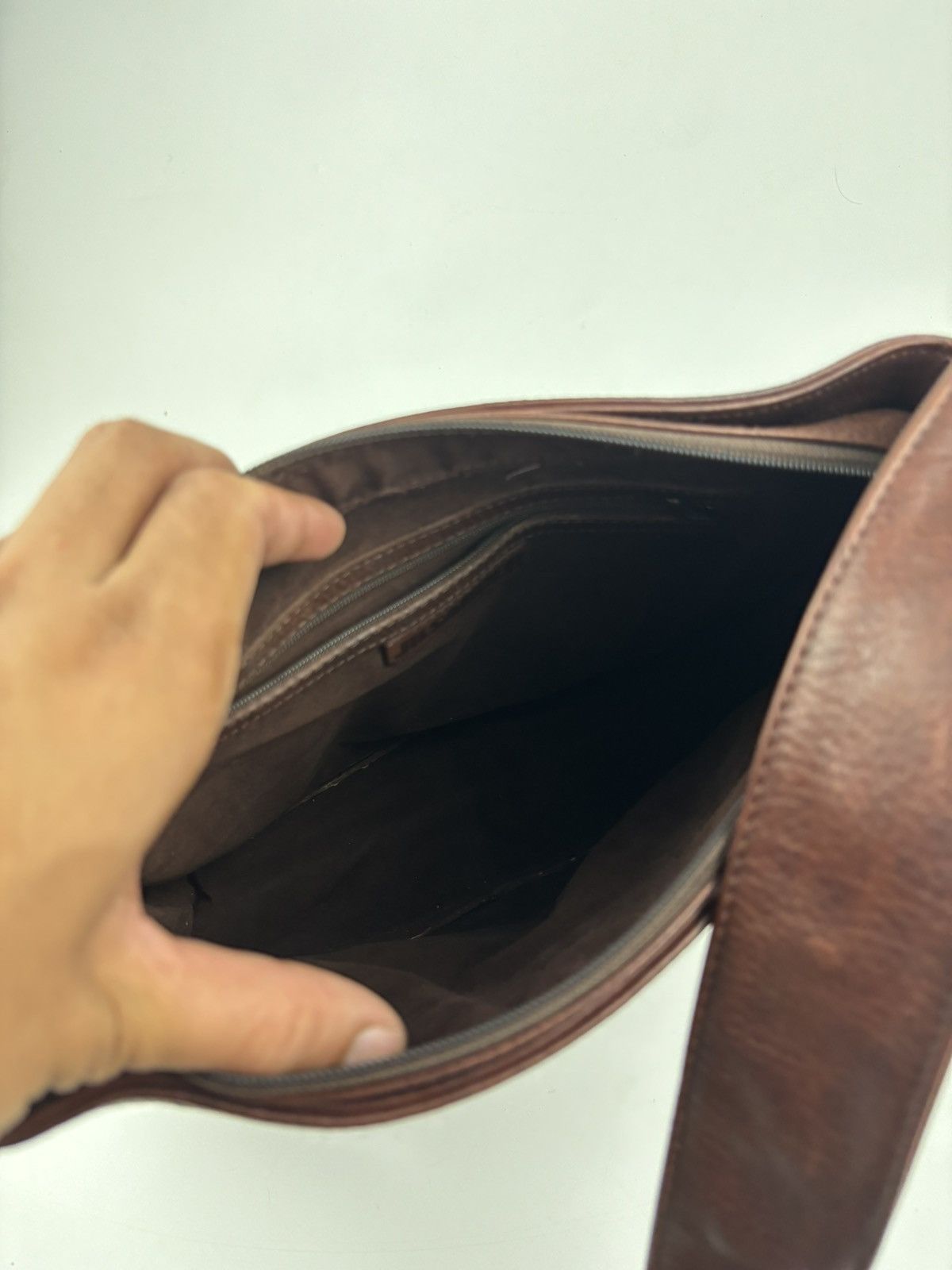 JIL SANDER Archive Leather Crossbody Bag