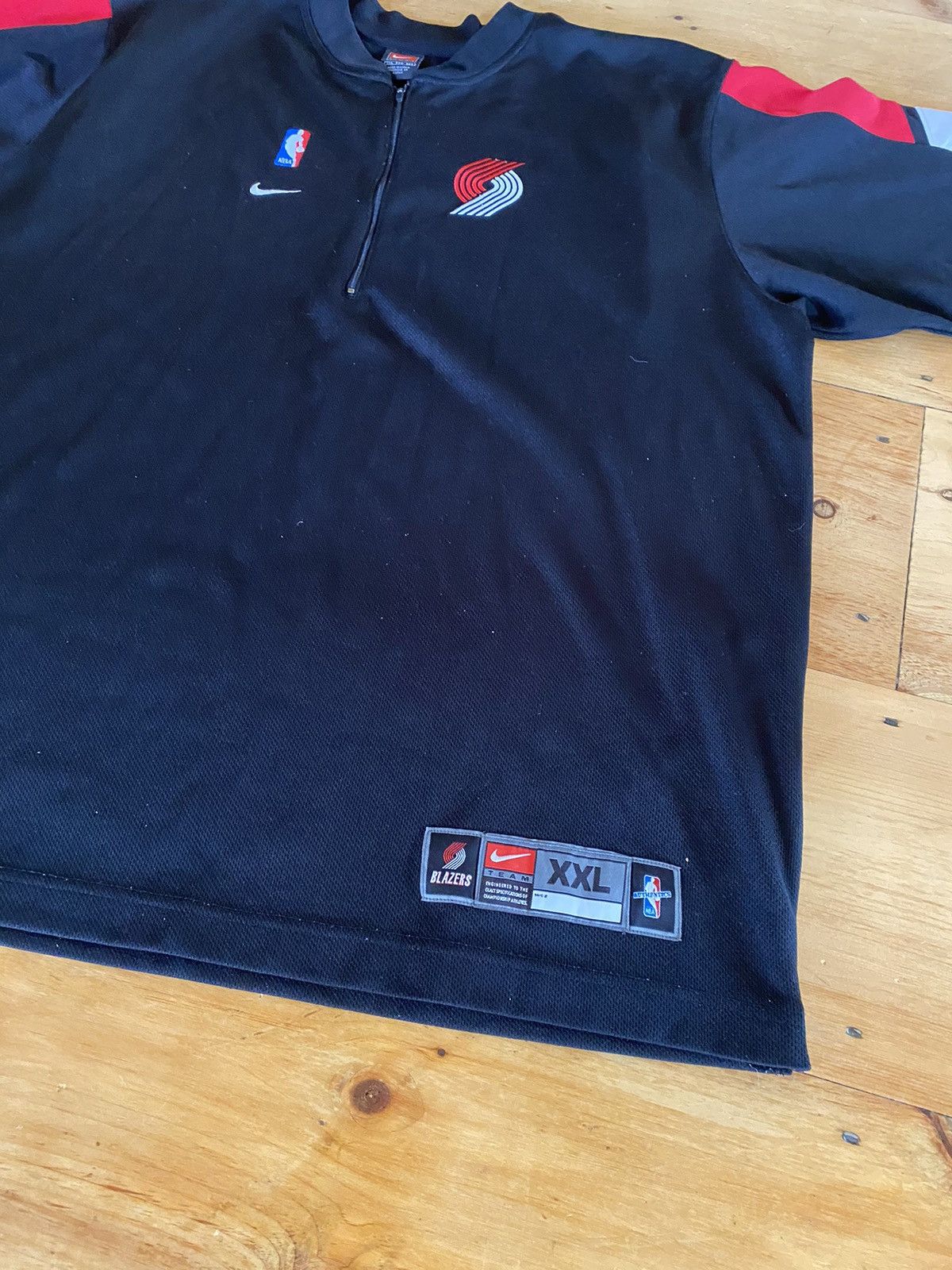 Nike Xxl Vintage Y2K Portland Trail Blazers warm up jersey Size US XXL / EU 58 / 5 - 2 Thumbnail