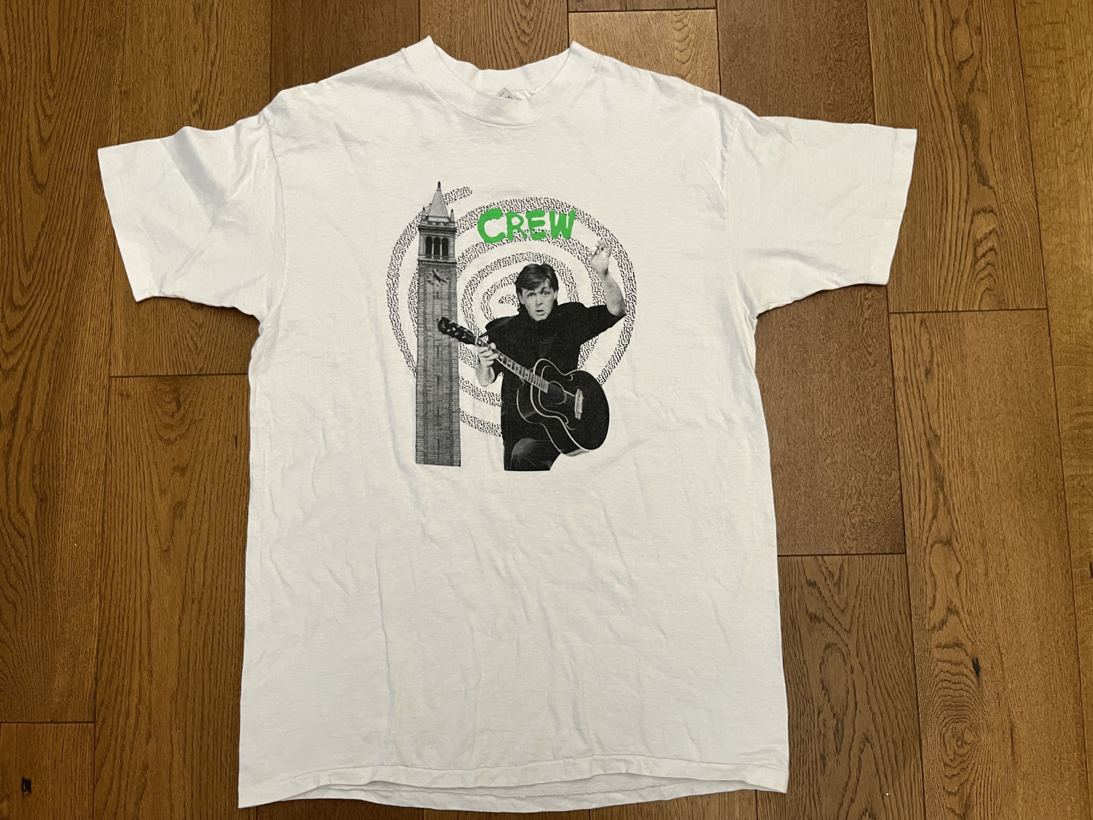 Vintage Vtg 1990 Paul McCartney BACKSTAGE CREW Tour Shirt XL Size US XL / EU 56 / 4 - 1 Thumbnail