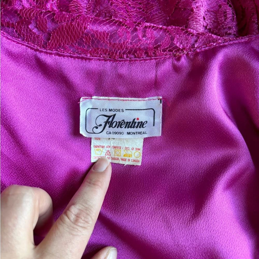 Designer Vintage Florentine Pink Two-Piece Dress and Blazer Size XL / US 12-14 / IT 48-50 - 4 Thumbnail