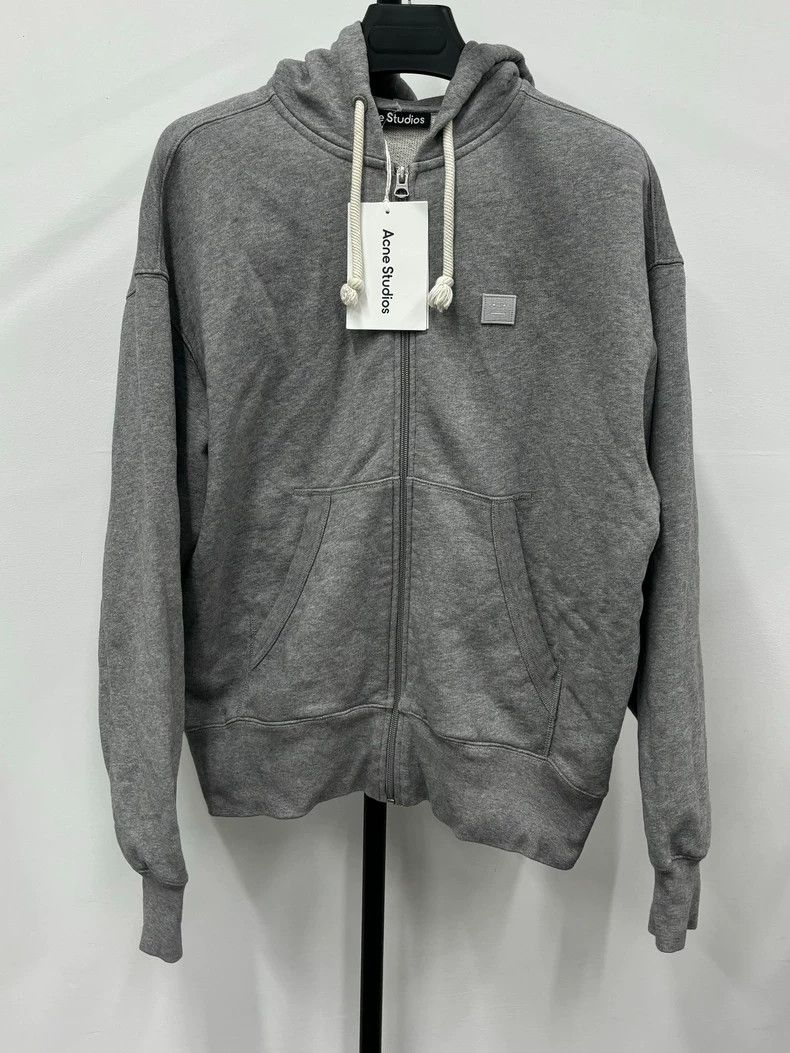 Acne Studios Acne Studios Solid Hooded Zip Long Sleeve Sweatshirt 2504-N Size US XXS / EU 40 - 1 Thumbnail