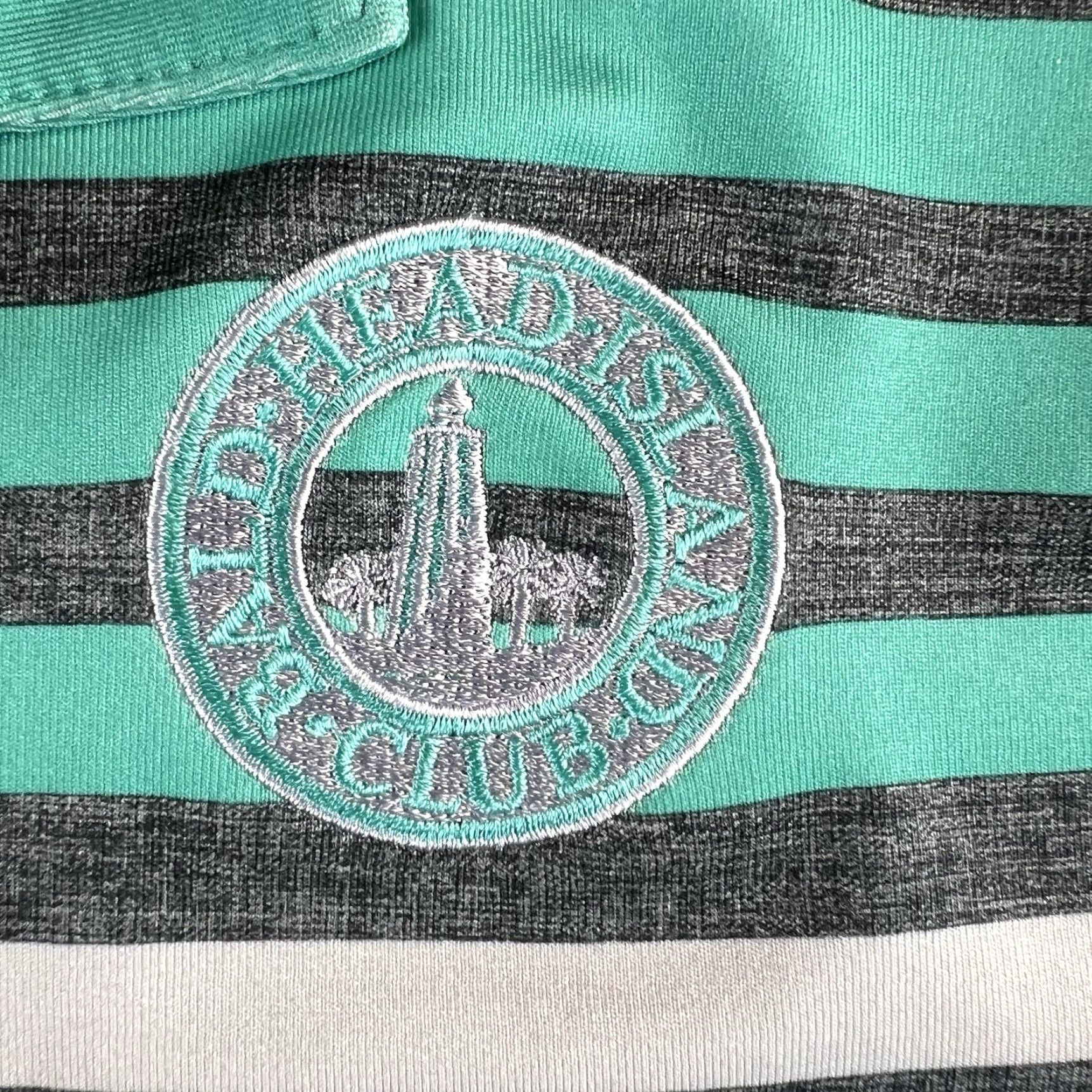 Nike Nike Golf Polo Shirt Men XL Gray Teal Dri-Fit Tour Performance Bald Head Island Club Size US XL / EU 56 / 4 - 6 Thumbnail