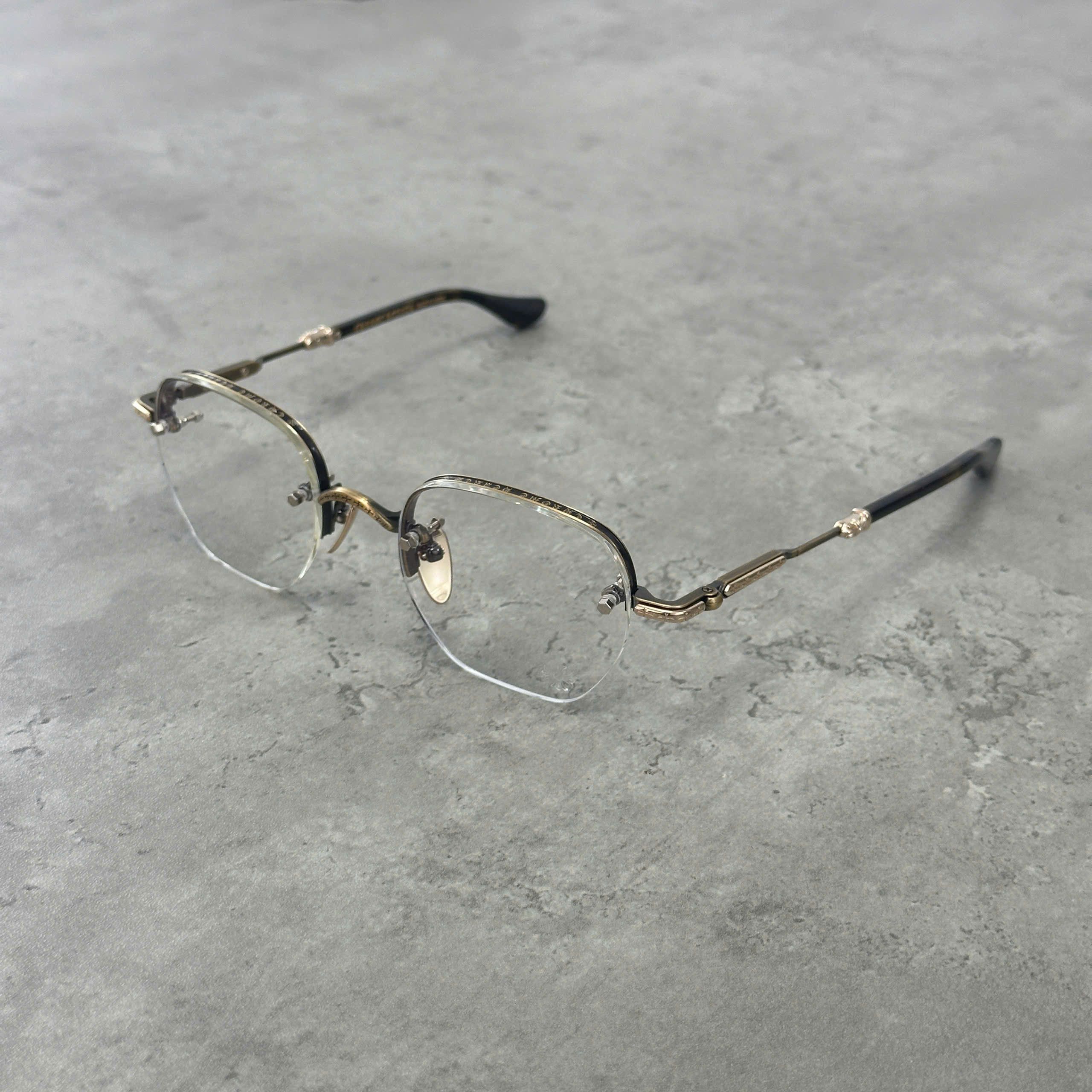Chrome Hearts CHROME HEARTS FROSTED Antique Gold/Dark Tortoise Size ONE SIZE - 2 Thumbnail