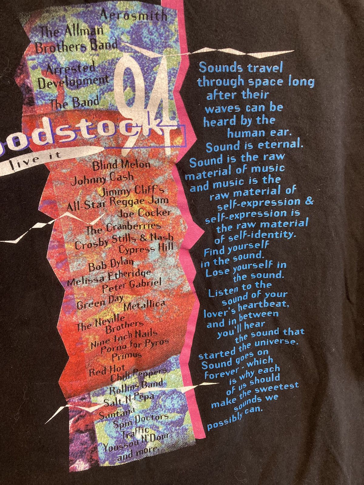 Pepsi Vintage Woodstock 94 T-shirt Size US XL / EU 56 / 4 - 4 Thumbnail