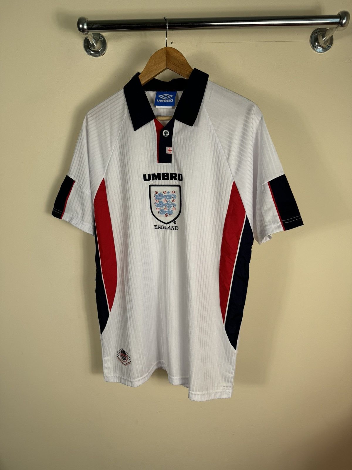Umbro England Vintage 1998 Umbro Rare Jersey Reissue Size US L / EU 52-54 / 3 - 1 Thumbnail