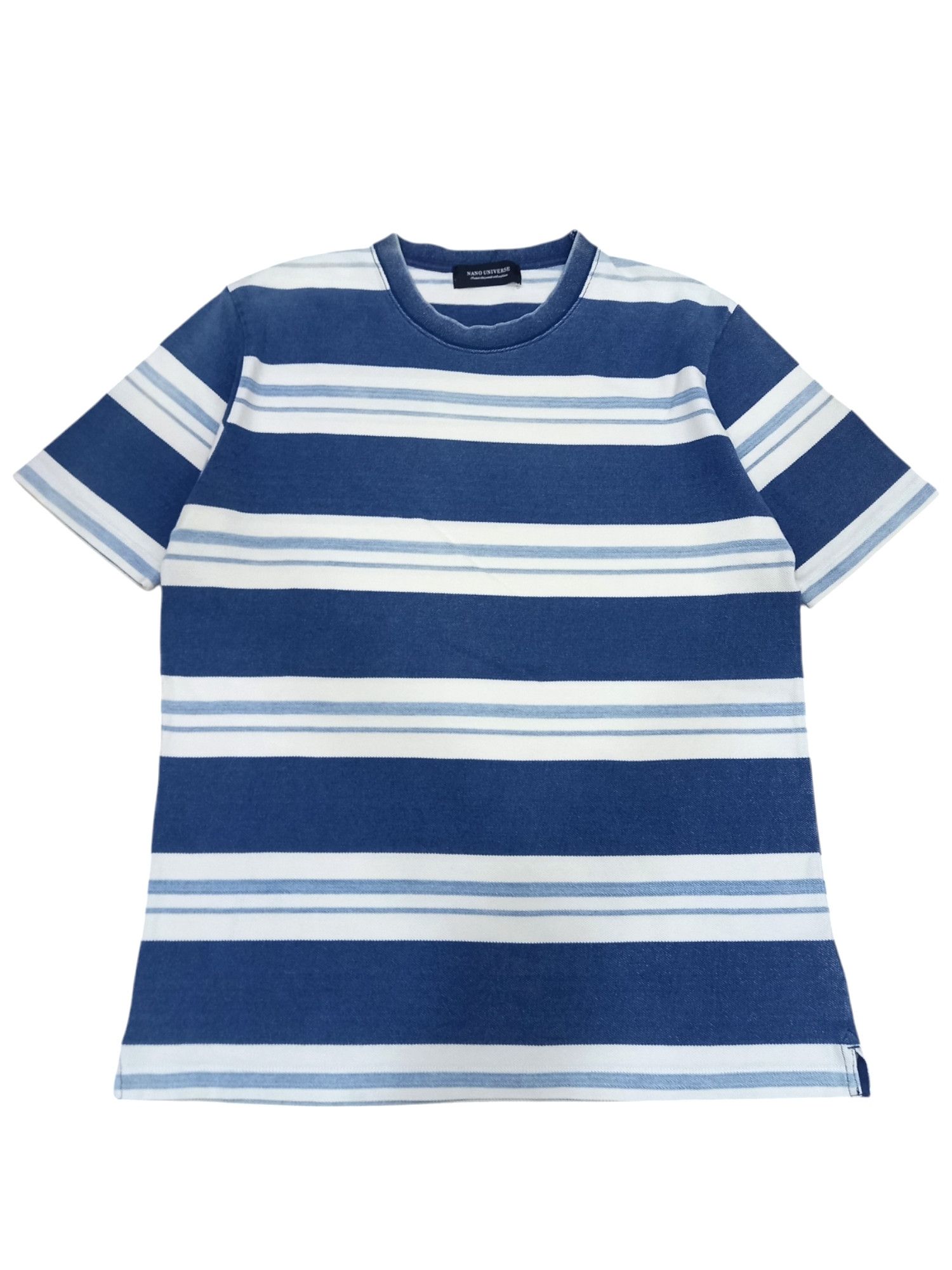 NANO universe Nano Universe Retro Stripe Tee Size US L / EU 52-54 / 3 - 1 Thumbnail