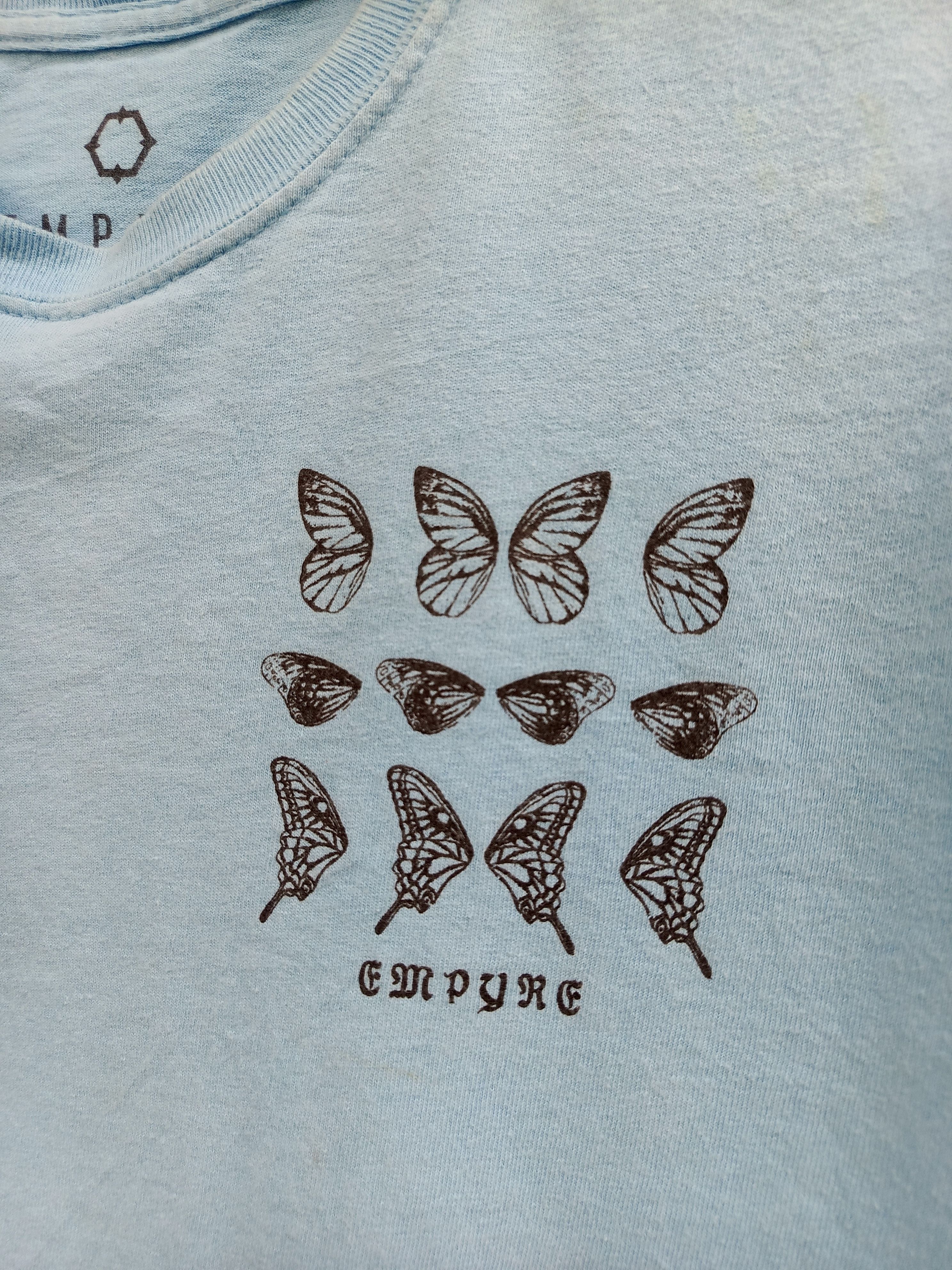 Empyre Empyre Butterfly Print T-Shirt – Skate style Size US M / EU 48-50 / 2 - 4 Thumbnail