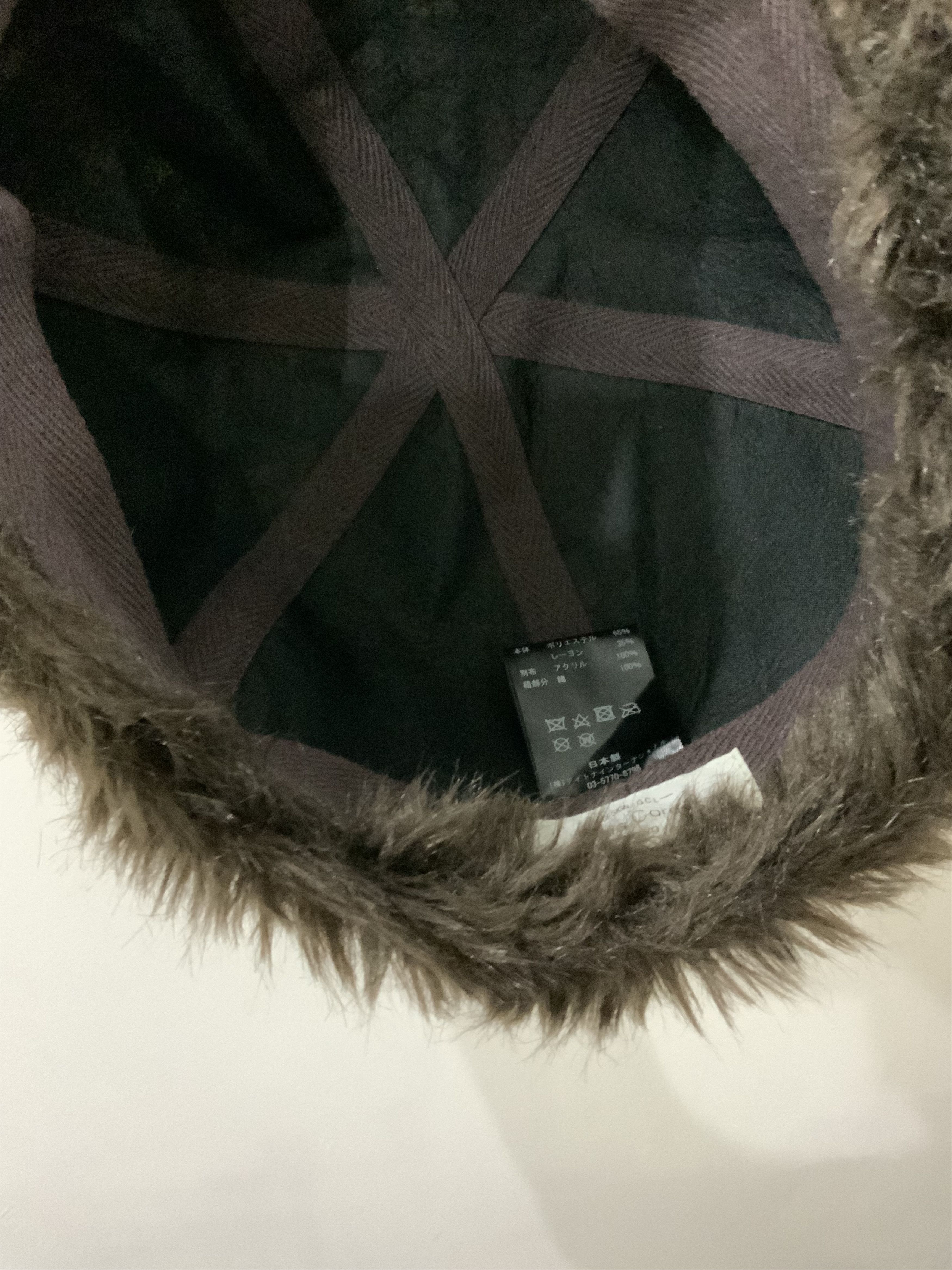 Japanese Brand Gloria Cordes Tokyo Fur inspired by Burberry Trooper Hat Size ONE SIZE - 9 Thumbnail