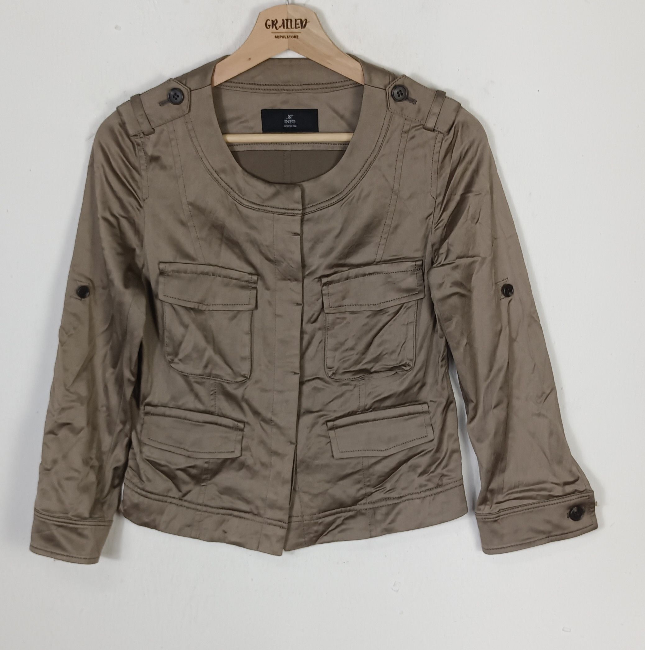 Yohji Yamamoto Ined by Yohji Yamamoto Jumper Blouson Jacket Size XS / US 0-2 / IT 36-38 - 1 Thumbnail