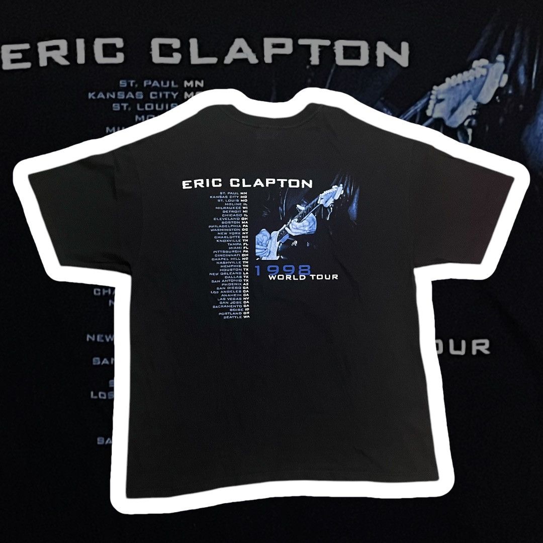 Band Tees × Vintage Eric Clapton World Tour 1998 Size US XL / EU 56 / 4 - 2 Thumbnail