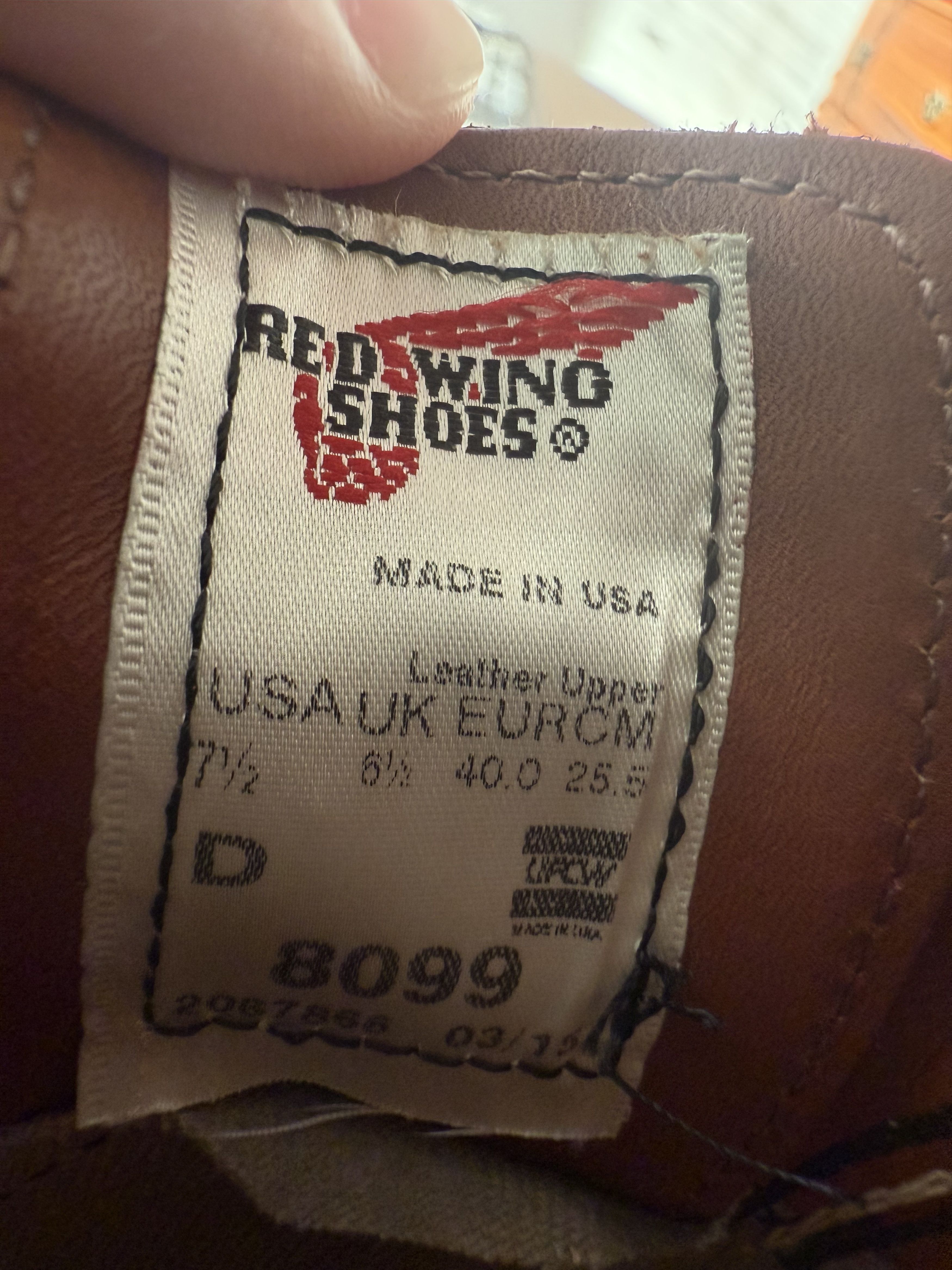Red Wing Red Wing Shop Moc Oxford in Oro Legacy Leather Size US 7.5 / EU 40-41 - 8 Thumbnail