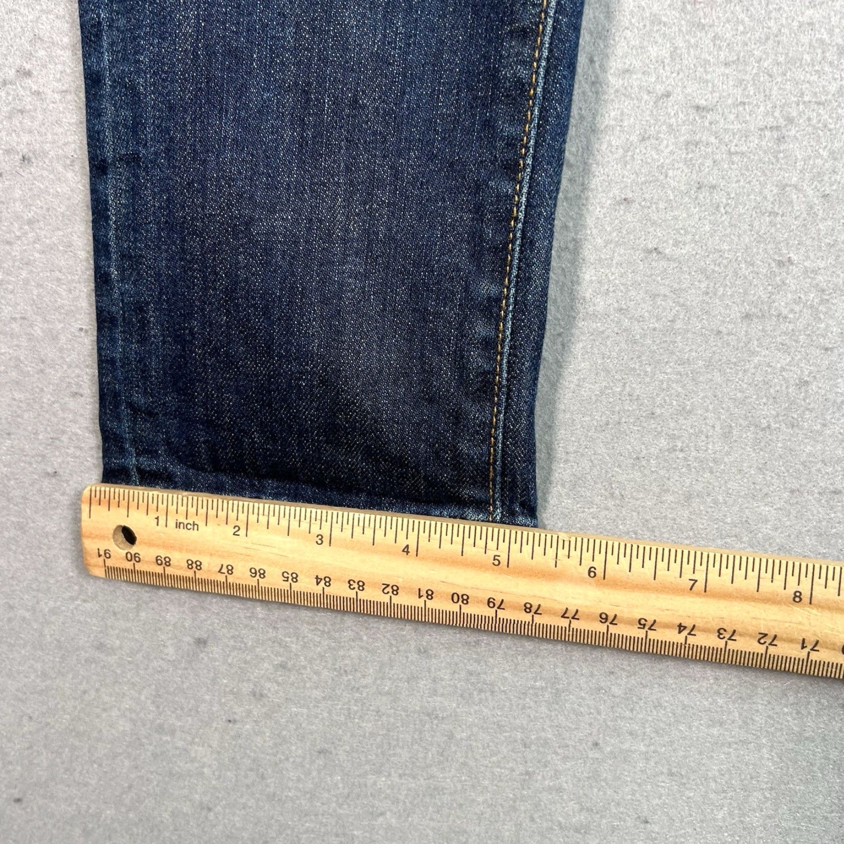 Rag & Bone VINTAGE rag & bone Jeans Womens Slim Tapered 25 Blue Dark Wash Denim Cotton Blend Size 42" / US 20 - 6 Thumbnail