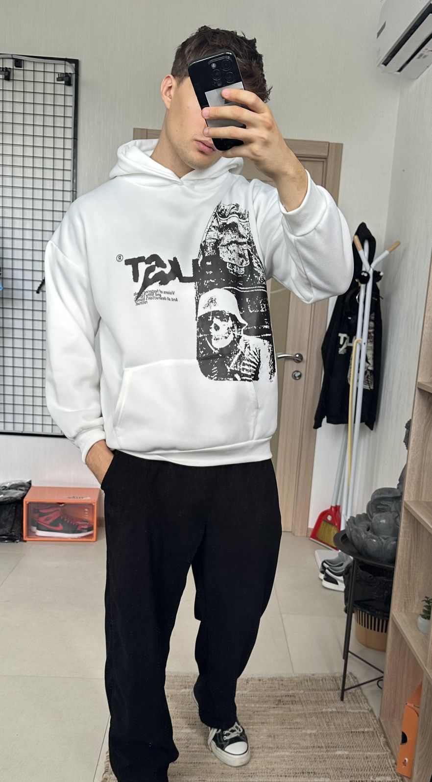 Beauty Beast × If Six Was Nine × Japanese Brand Blast Hoodie Men Style M size Soldier Zombie Hype Streetwear Size US M / EU 48-50 / 2 - 2 Thumbnail
