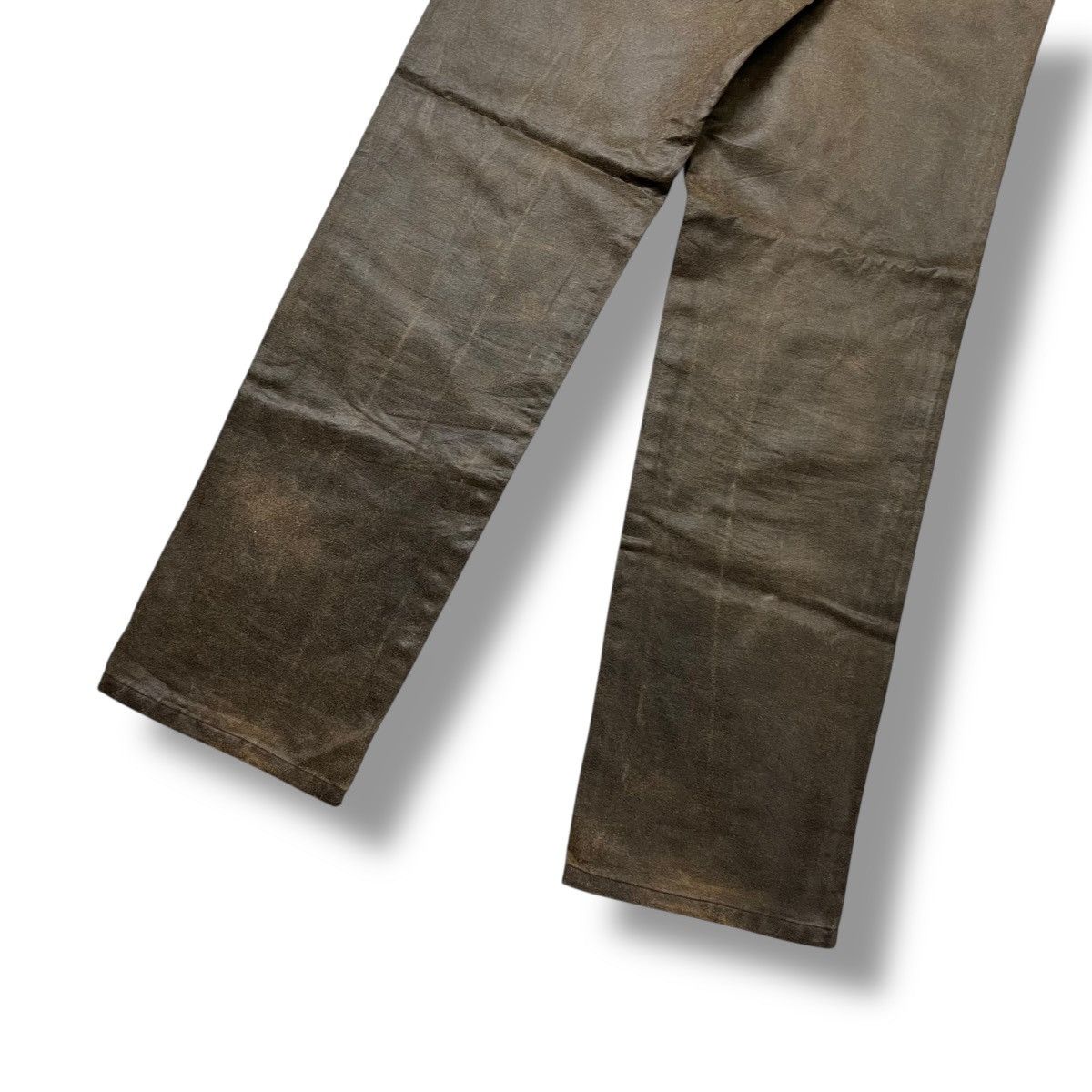 Kapital Comme Ca Ism Olive Brown Suede Pants | Size L Size US 31 - 7 Thumbnail