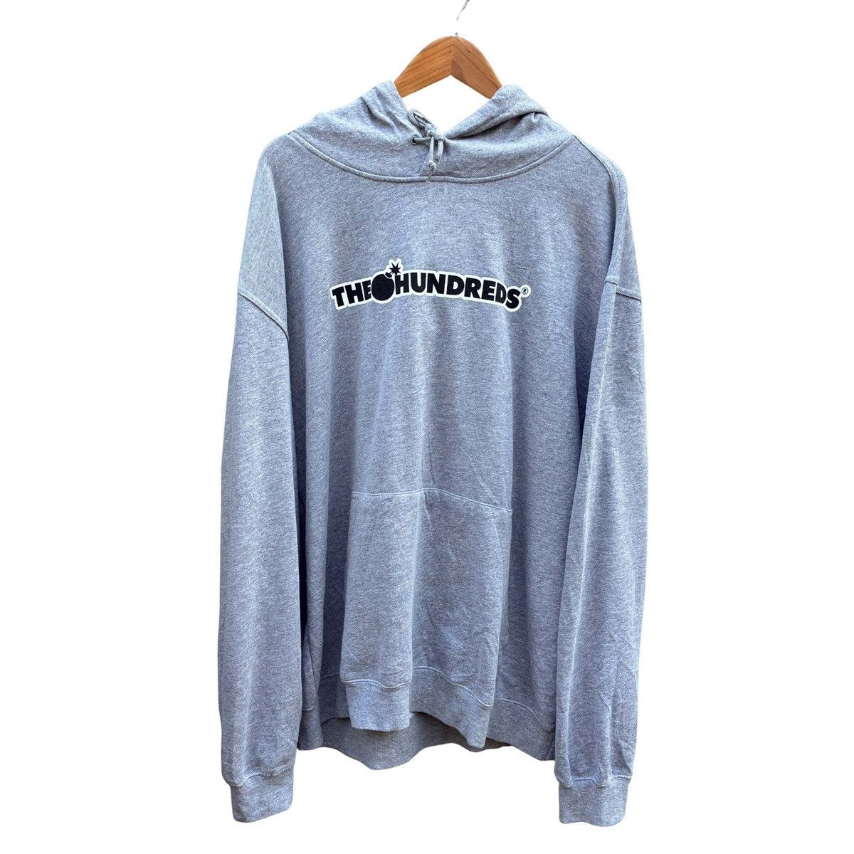 The Hundreds The Hundreds Heather Grey Hooded Sweatshirt Adam Bomb Size US XL / EU 56 / 4 - 1 Thumbnail