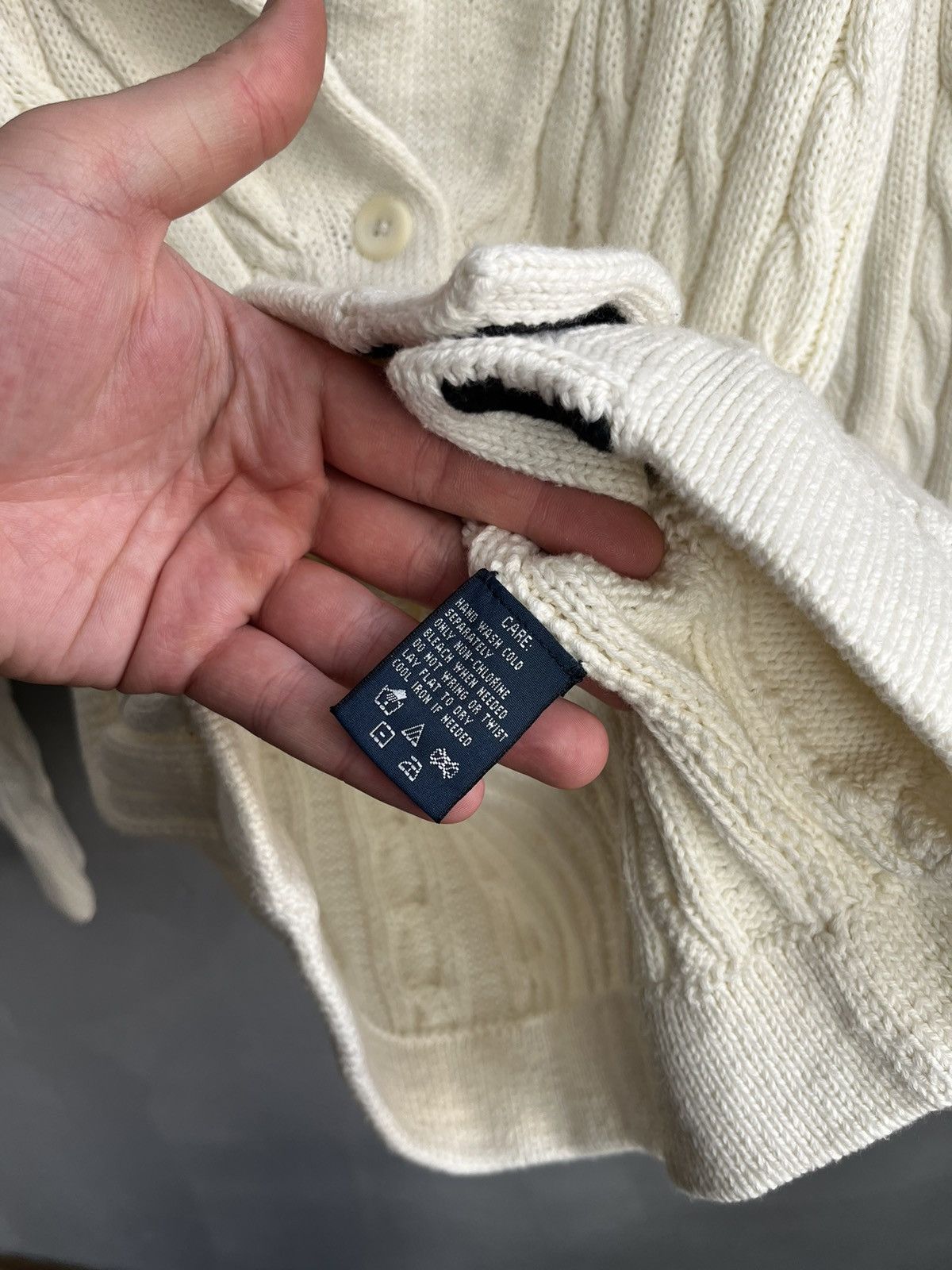 Ralph Lauren × Vintage Ralph Lauren knit sweater cardigan vintage Size M / US 6-8 / IT 42-44 - 9 Thumbnail