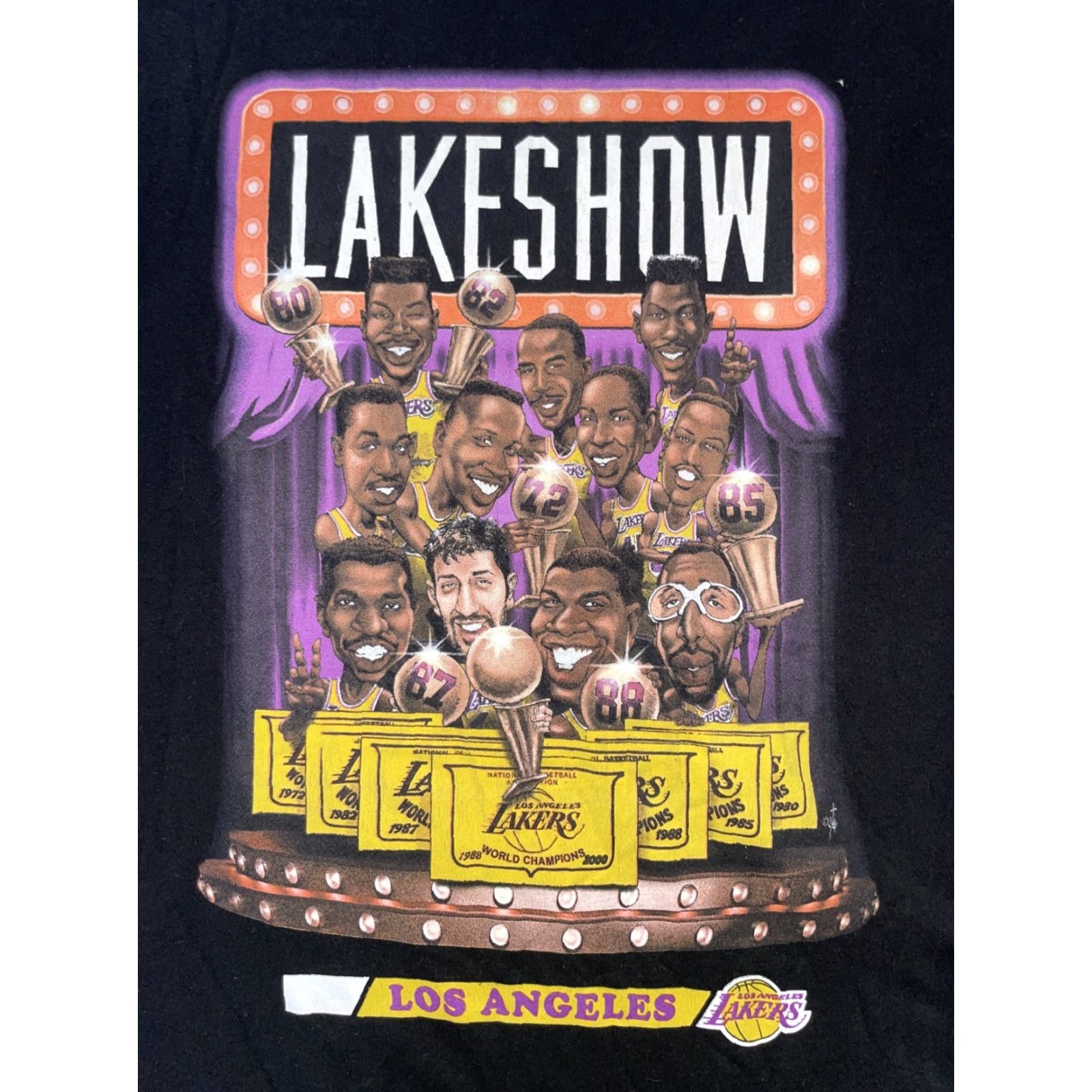 Mitchell & Ness Mitchell & Ness Los Angeles Lakers Lakeshow T-Shirt Black Large Men Size US L / EU 52-54 / 3 - 2 Thumbnail