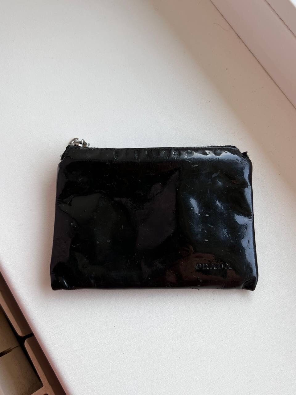 Prada × Vintage Vintage 00s Prada Black Wallet Mini USED CONDITION Size ONE SIZE - 1 Thumbnail