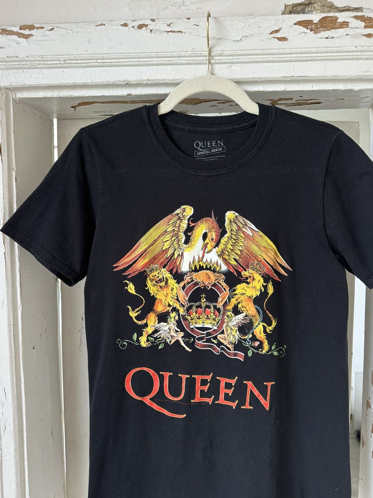Band Tees Vintage Queen Black Printed Short Sleeve T-shirt Size S / US 4 / IT 40 - 2 Thumbnail