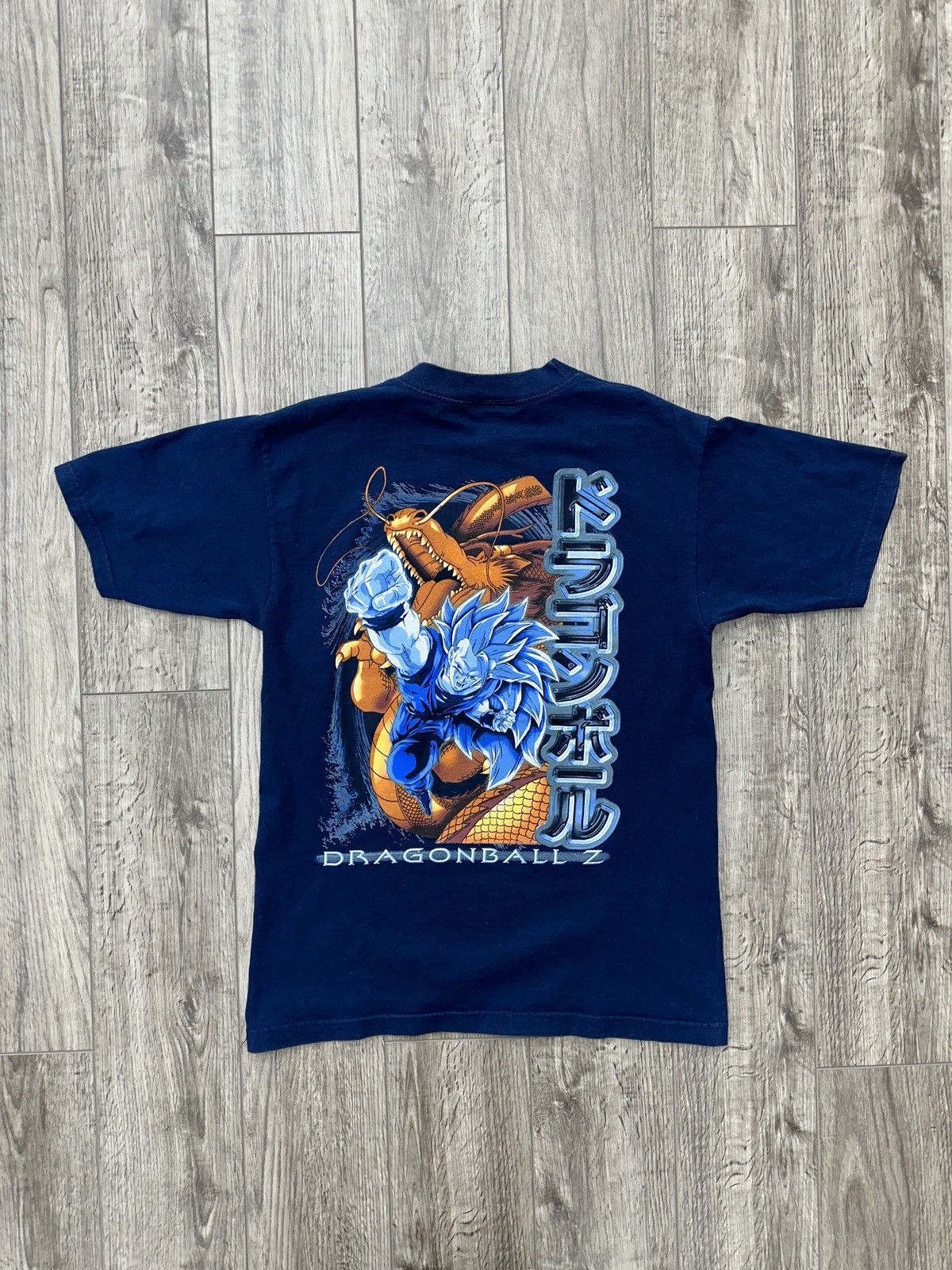 image of VTG 2001 Dragon Ball Z Tee in Black, Men's (Size Medium)