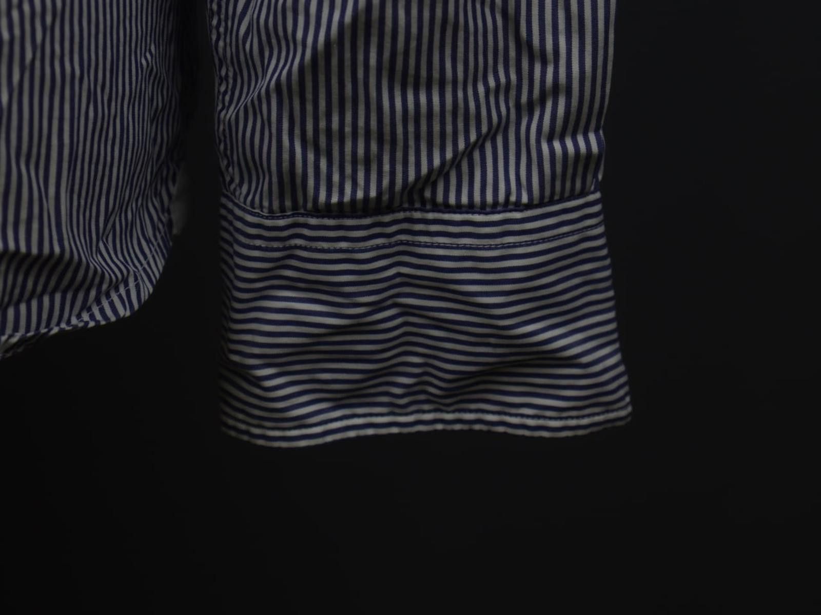 Designer Hackett London Blue White Striped 100% Shirt Size S Size US S / EU 44-46 / 1 - 4 Thumbnail