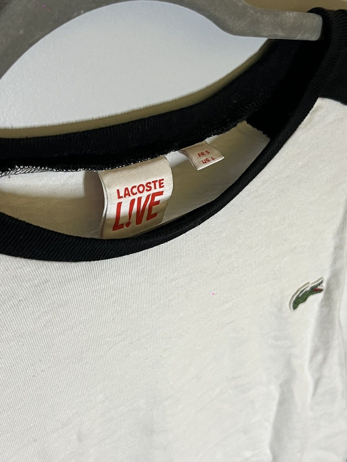 Lacoste B/W Lacoste 3/4 Sleeve Tee Size US L / EU 52-54 / 3 - 3 Thumbnail