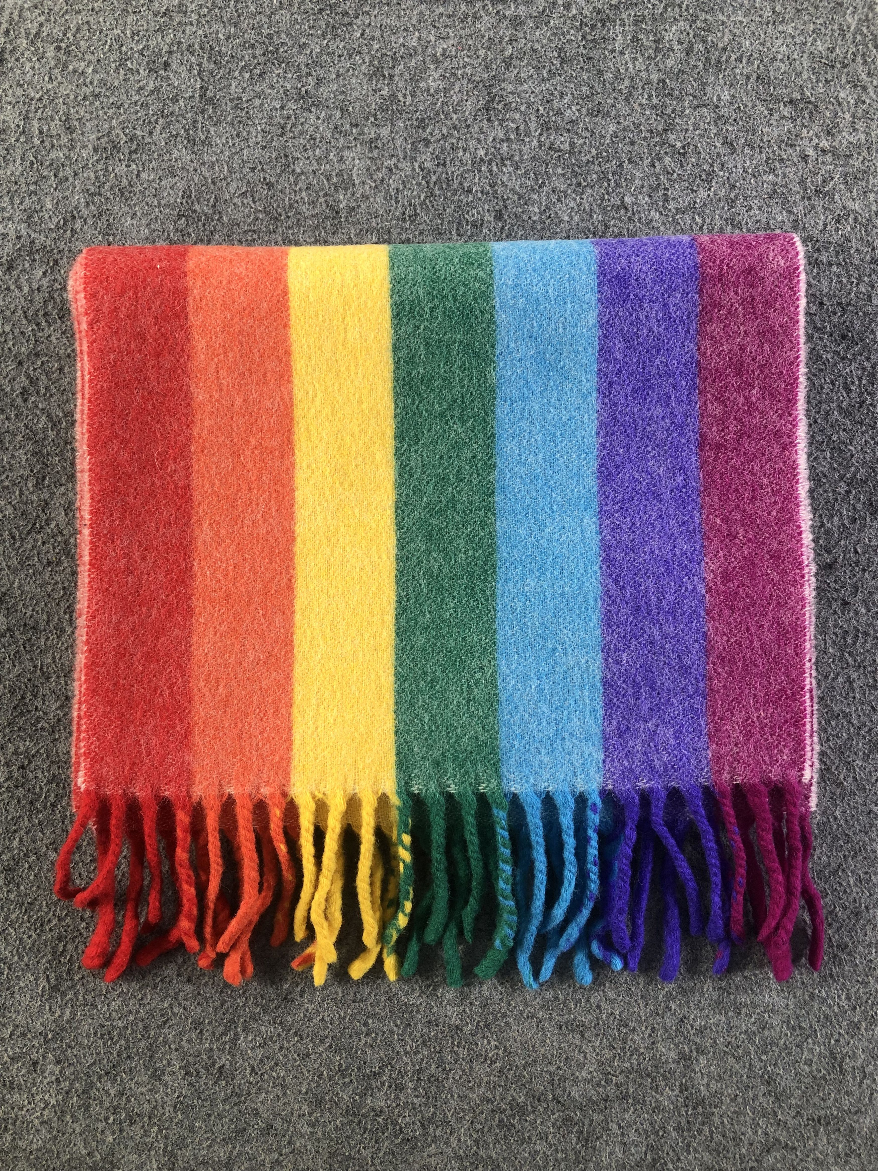 Vintage Glen Prince Lambswool Scarf / Muffler / Neckwear SS1238 Size ONE SIZE - 9 Thumbnail