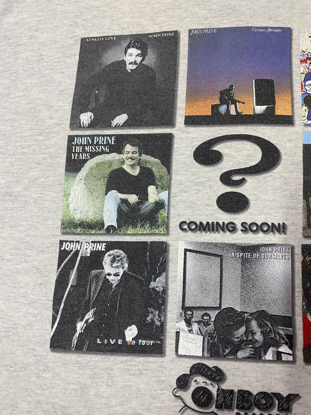 Band Tees Vintage John Prine Records Shirt Size US L / EU 52-54 / 3 - 16 Thumbnail