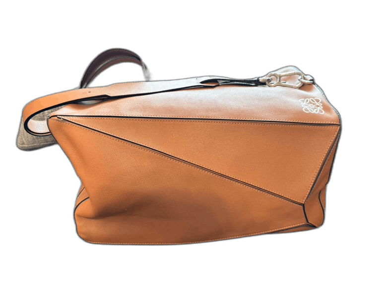 Loewe large geometric puzzle bag in caramel Size ONE SIZE - 1 Thumbnail