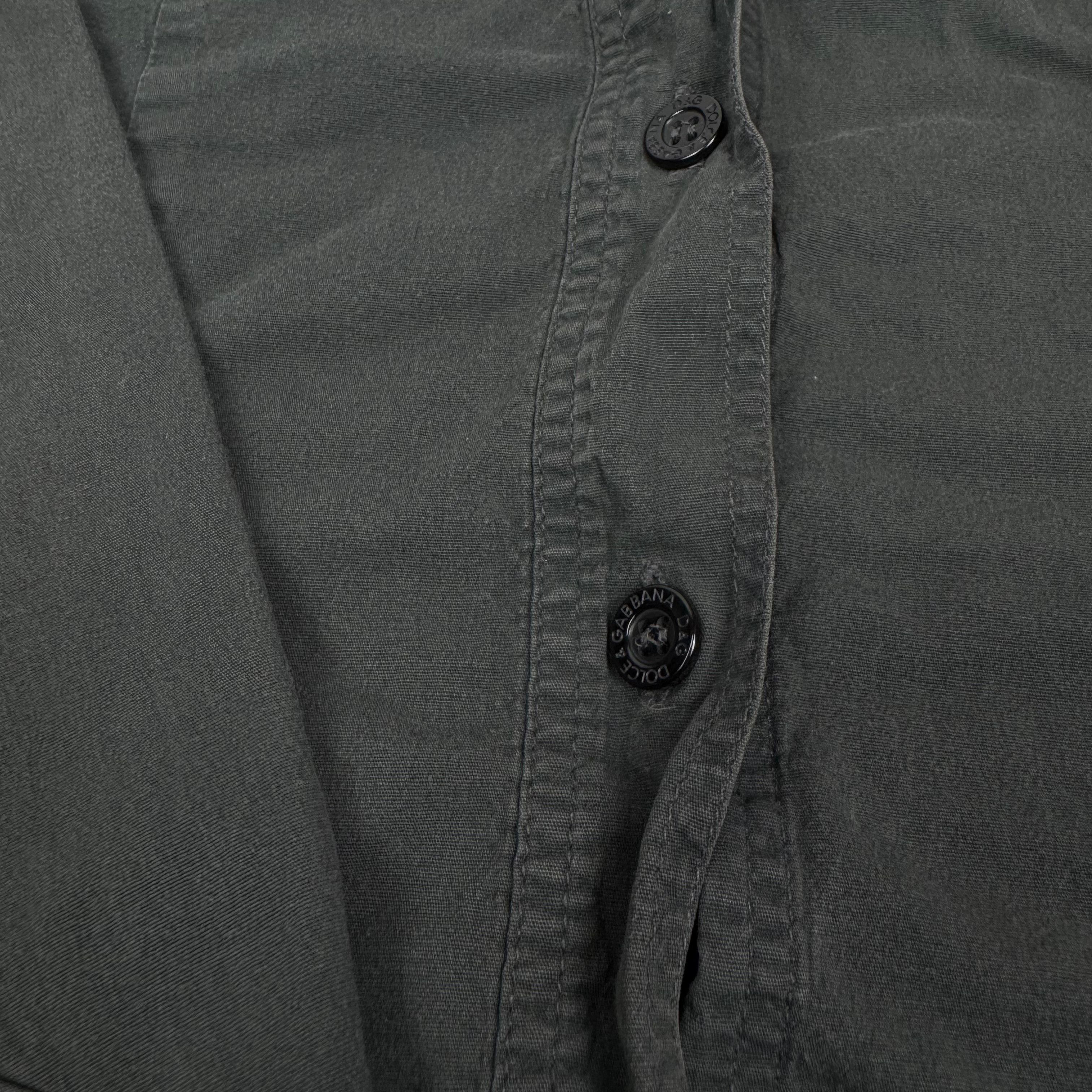 Dolce & Gabbana Dolce & Gabbana Women's Black Cotton Button-Up Shirt Small Size S / US 4 / IT 40 - 5 Thumbnail