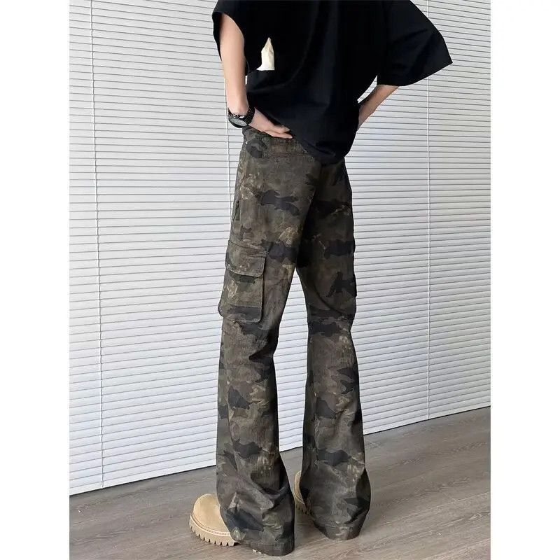 Japanese Brand Retro casual camouflage multi pocket jeans Size US 30 / EU 46 - 4 Thumbnail