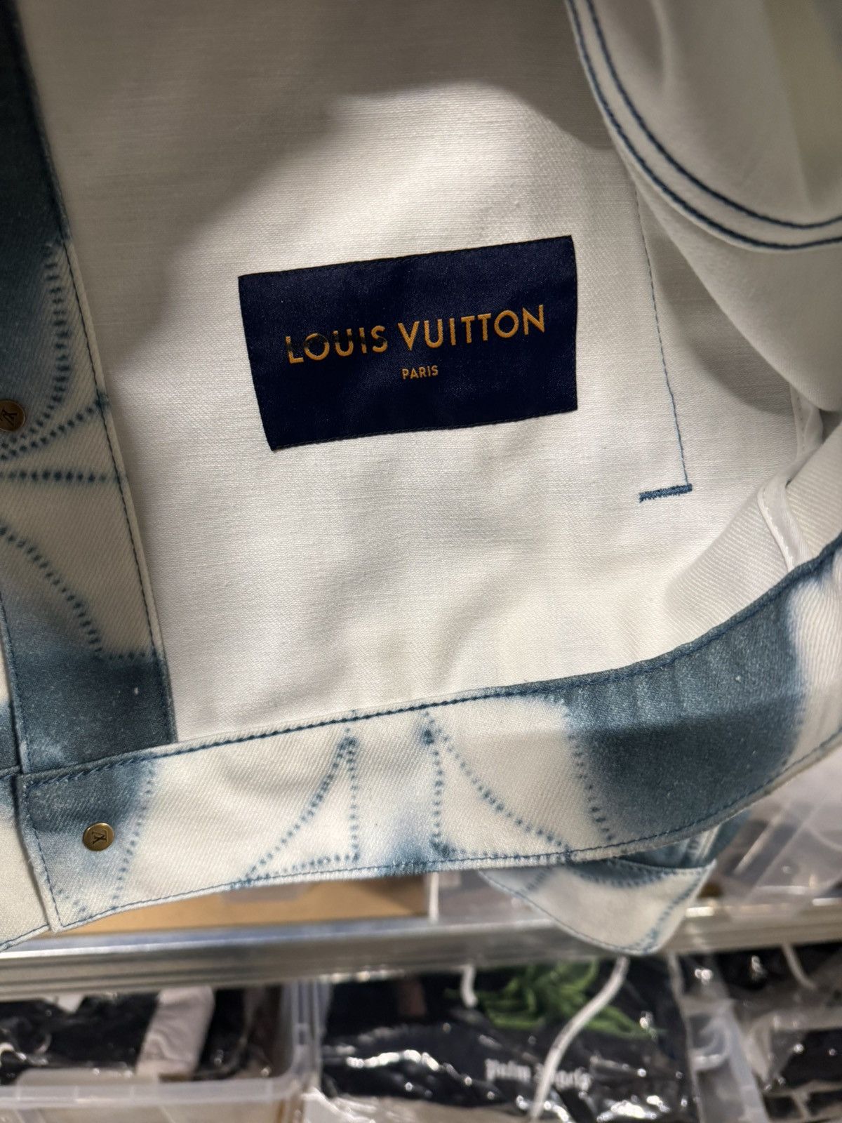 Louis Vuitton Louis Vuitton Shibori Overshirt Denim Jacket NEW 3500$ Size US XL / EU 56 / 4 - 9 Thumbnail