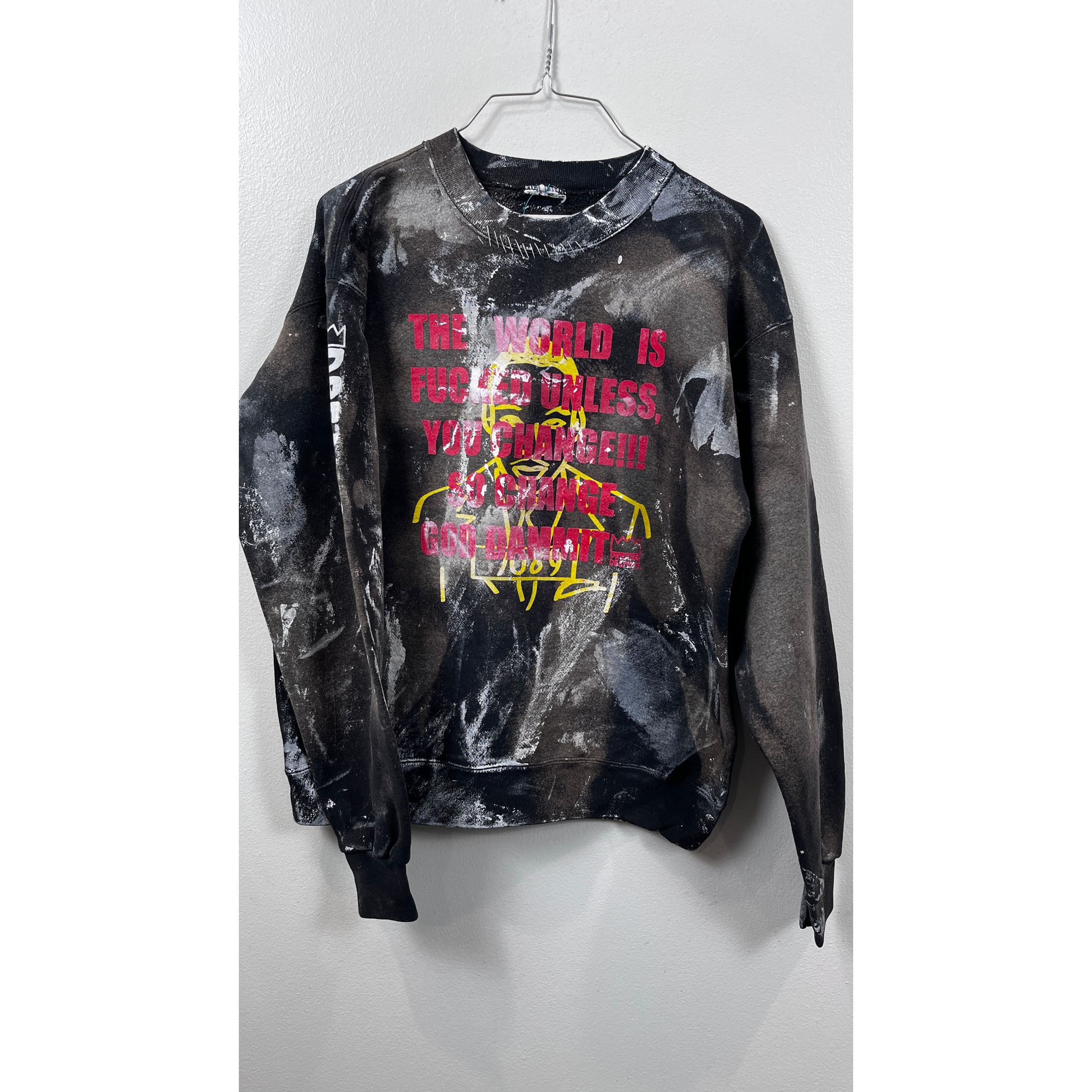 Dream And Destroy DREAM AND DESTROY THE WORLD IS FUCKED MLK CREWNECK Size US M / EU 48-50 / 2 - 1 Thumbnail