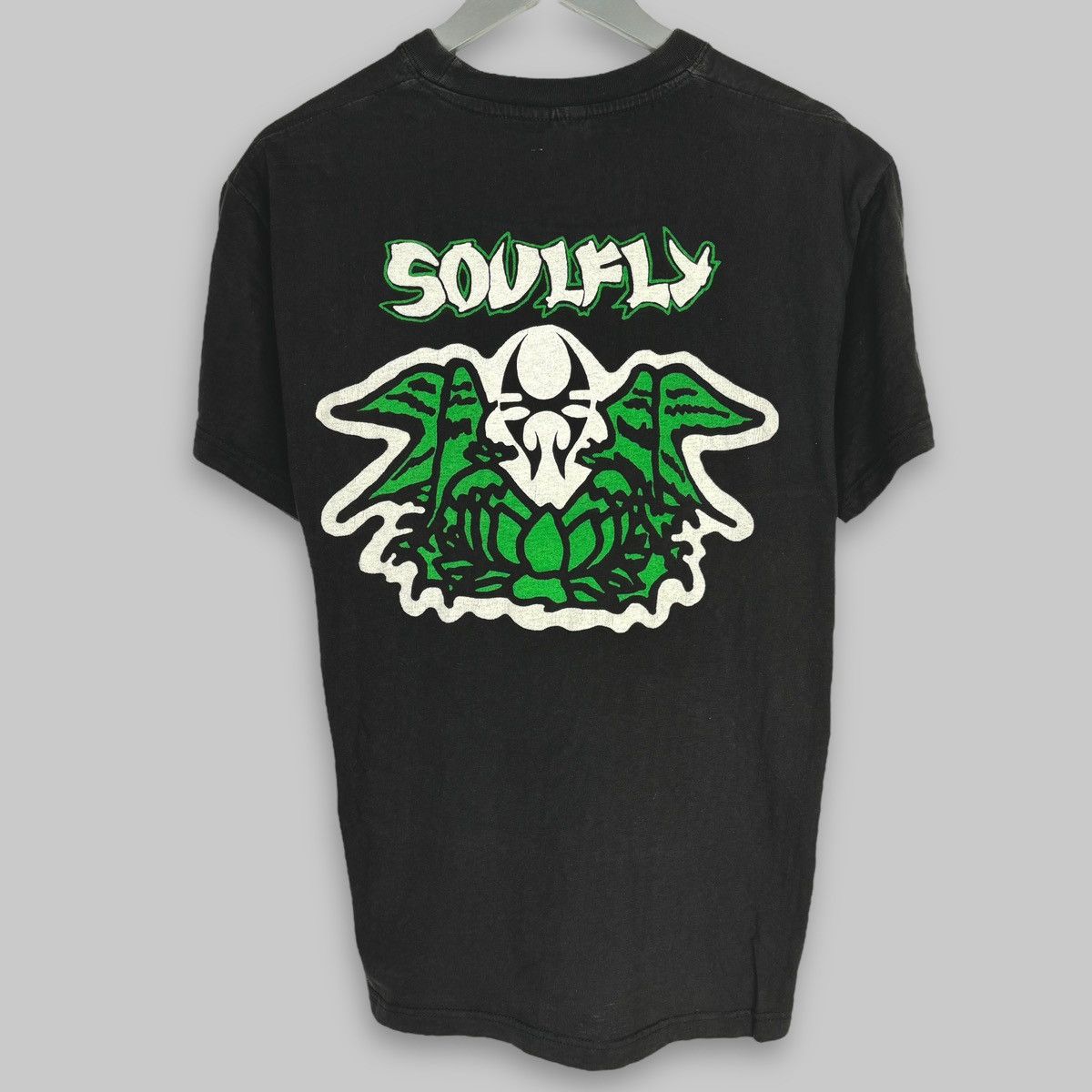 Band Tees Vintage 90s Soulfly Max Cavalera Euro Bootleg T Shirt Size US L / EU 52-54 / 3 - 2 Thumbnail