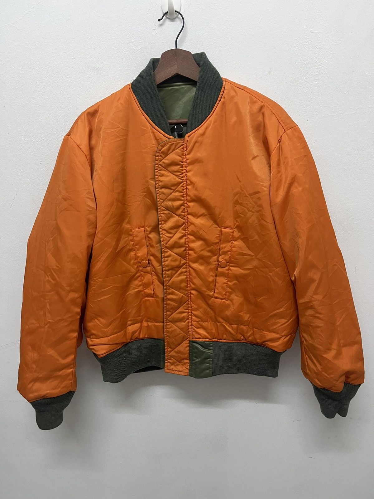 Vintage 💥CALLING❌Vintage Dog Fight Bomber Reversible Flight Jacket Size US M / EU 48-50 / 2 - 4 Thumbnail