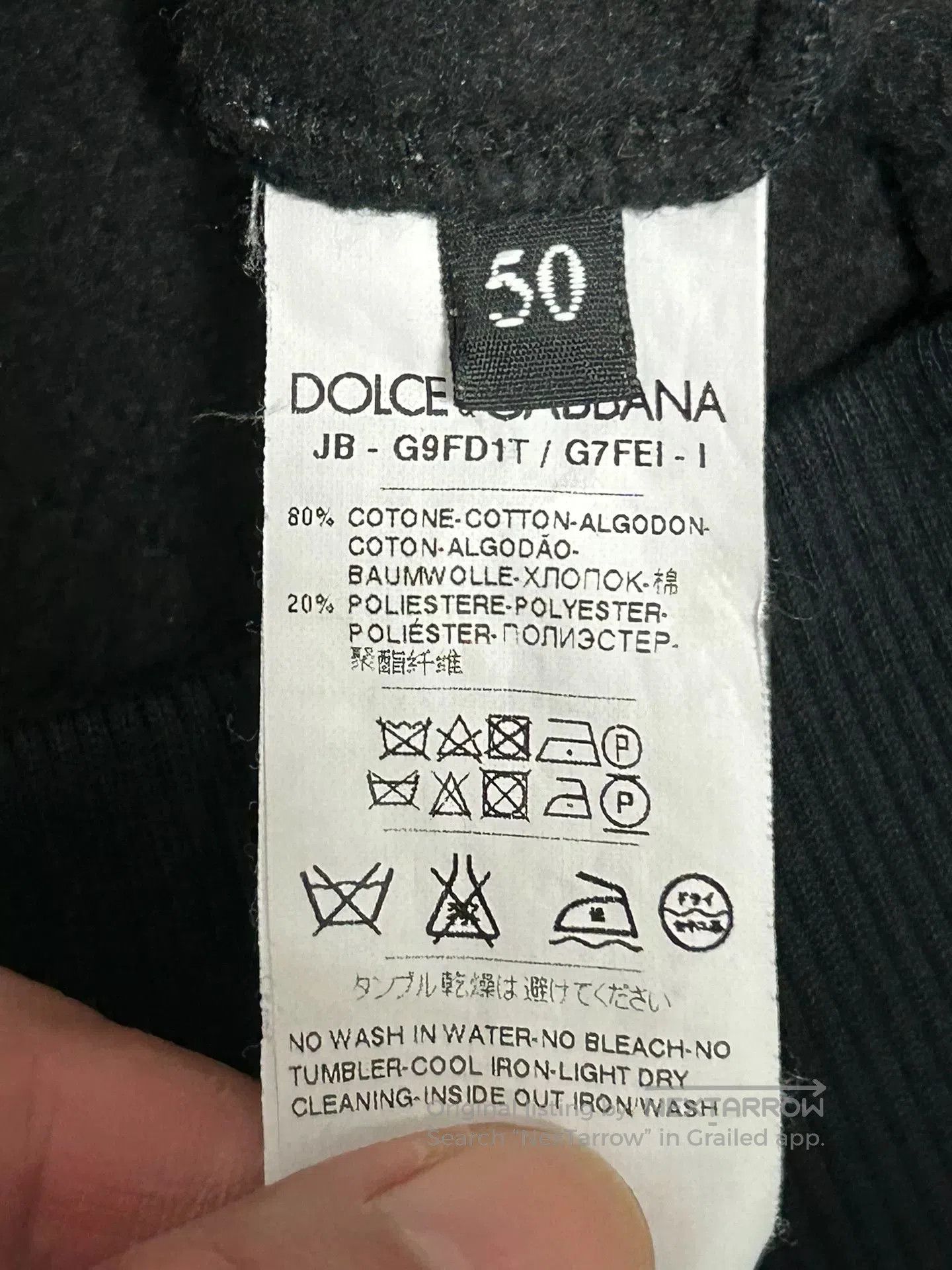 Dolce & Gabbana Dolce & Gabbana Embroidered Sweatshirt. Size US M / EU 48-50 / 2 - 8 Thumbnail
