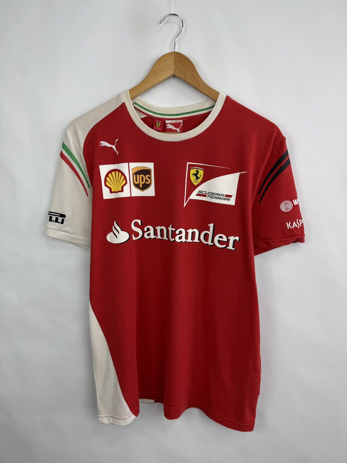 Ferrari × Puma 🇮🇹 Puma Ferrari Scuderia Michael Formula 1 Pirelli Santander Size US M / EU 48-50 / 2 - 2 Thumbnail
