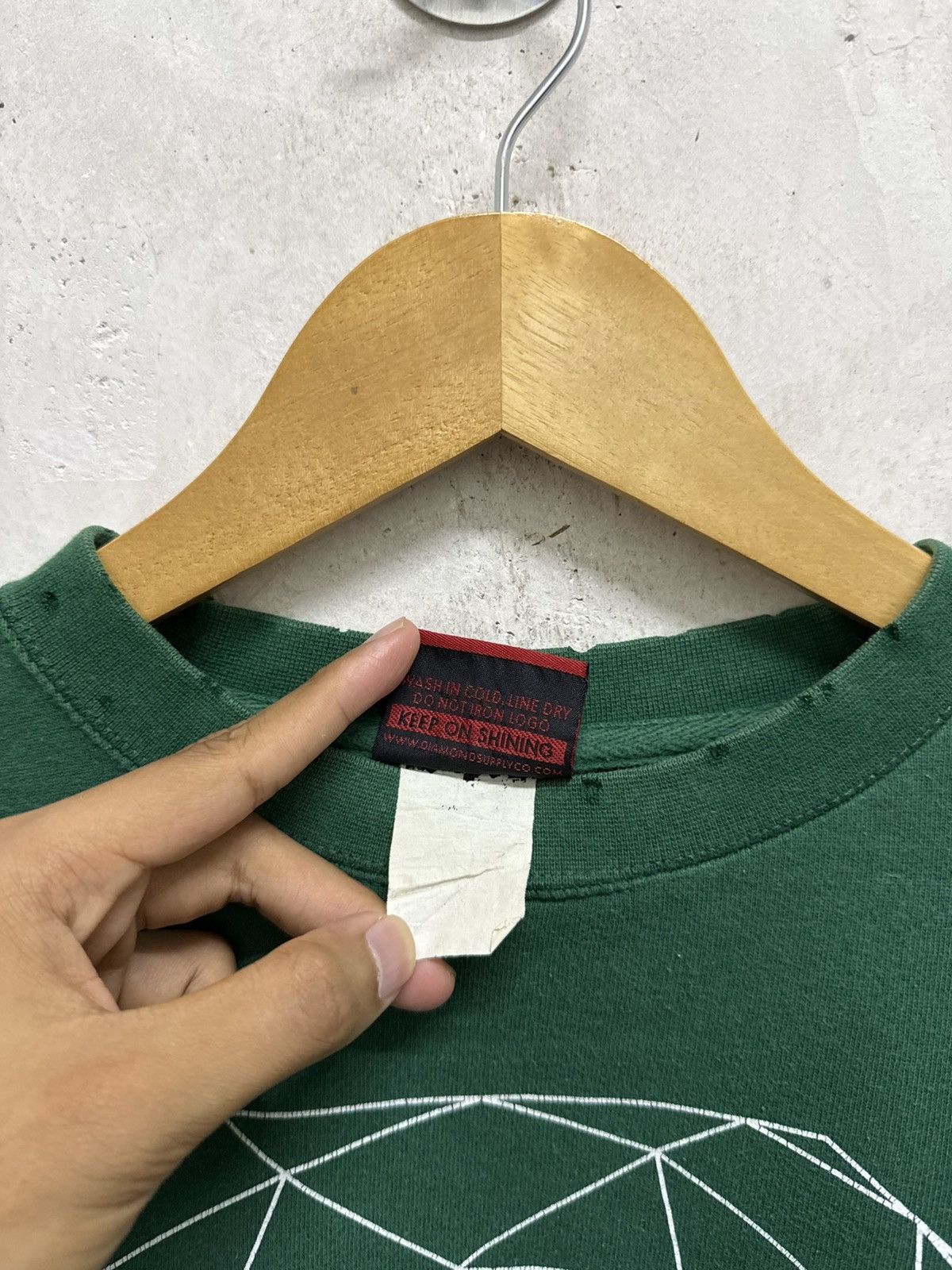 Diamond Supply Co. Vintage Diamond Distressed Sweatshirt Size US M / EU 48-50 / 2 - 6 Thumbnail