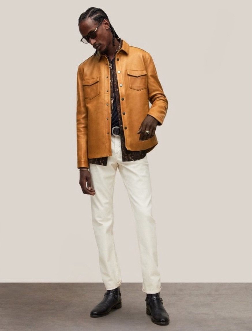 John Varvatos Barron Shirt Jacket Size EU 50 USA 40 Size US M / EU 48-50 / 2 - 4 Thumbnail
