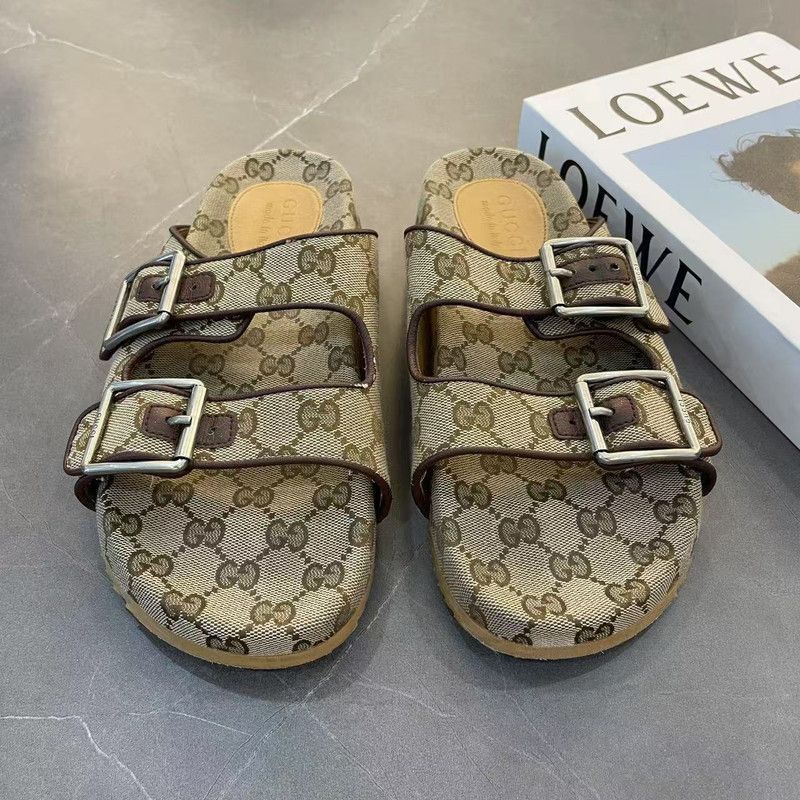 Gucci Gucci Double G Logo Buckle Slide Sandals - Size US 7.5 / EU 40-41 - 2 Thumbnail