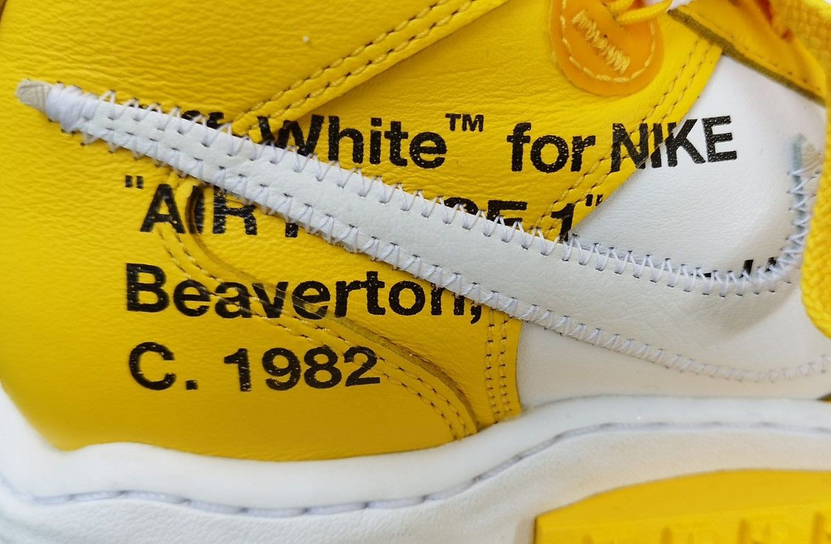 Nike × Off-White Nike Air Force 1 x Off White # 7us - 41eu Size US 8 / EU 41 - 6 Thumbnail