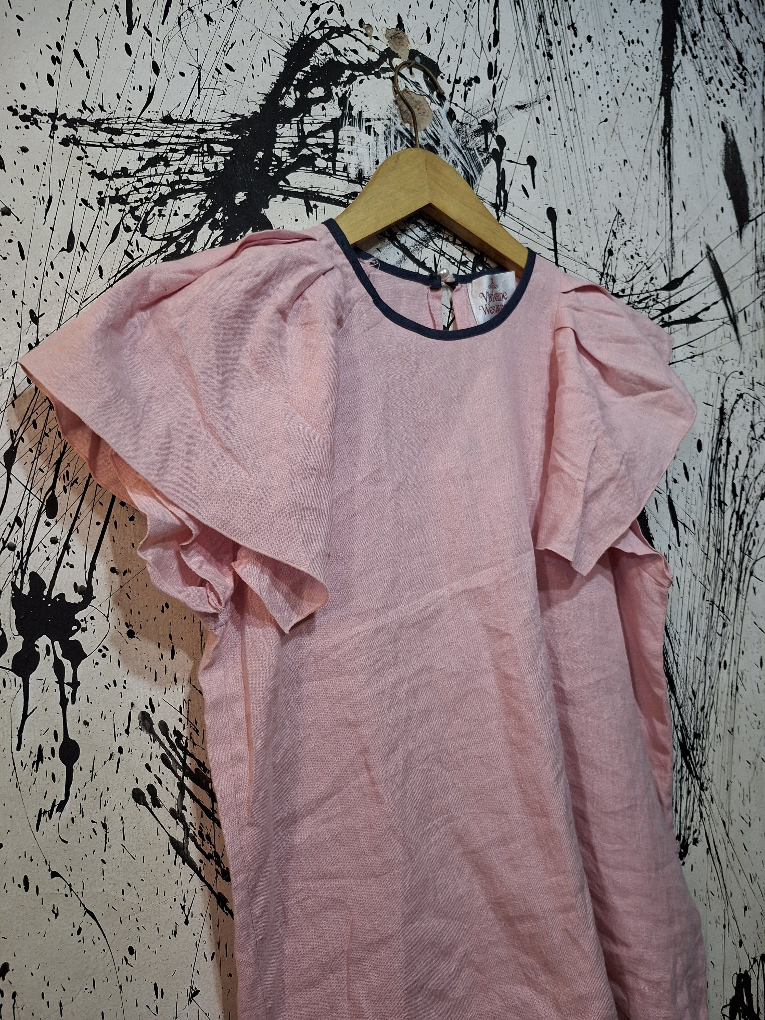 Vivienne Westwood VIVIENNE WESTWOOD LONDON SS 2008 LINNEN BLOUSE Size M / US 6-8 / IT 42-44 - 2 Thumbnail