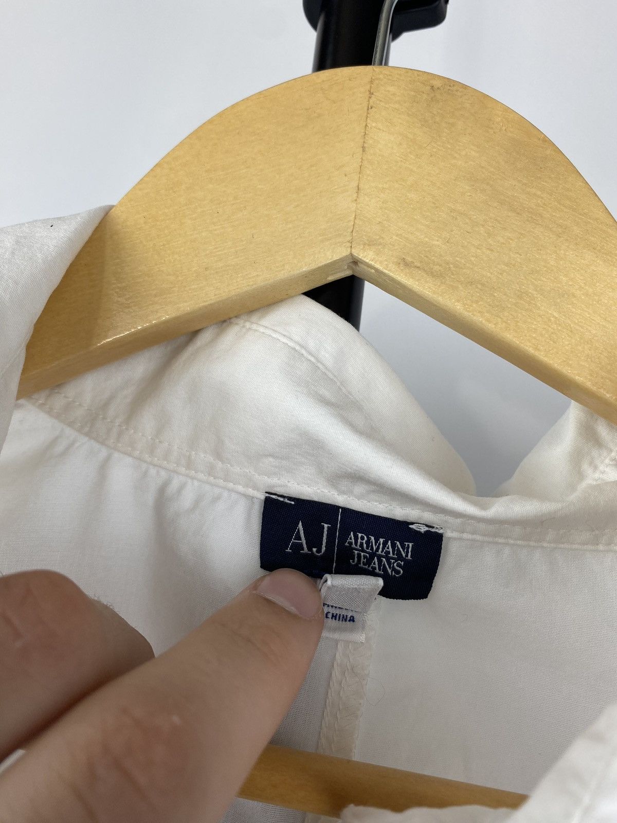 Designer × Giorgio Armani × Vintage 🔥Giorgio Armani Jeans Asymmetrical Womens Shirt Rare Grail Size L / US 10 / IT 46 - 4 Thumbnail